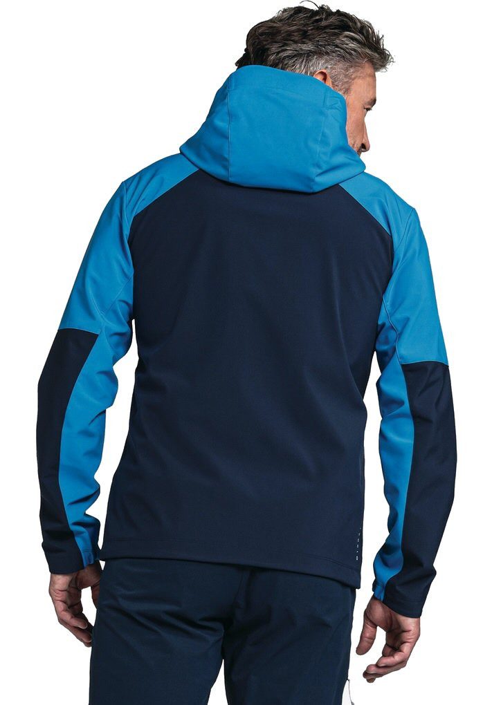 Schöffel Softshelljacke Tonion (winddicht, atmungsaktiv) blau Herren