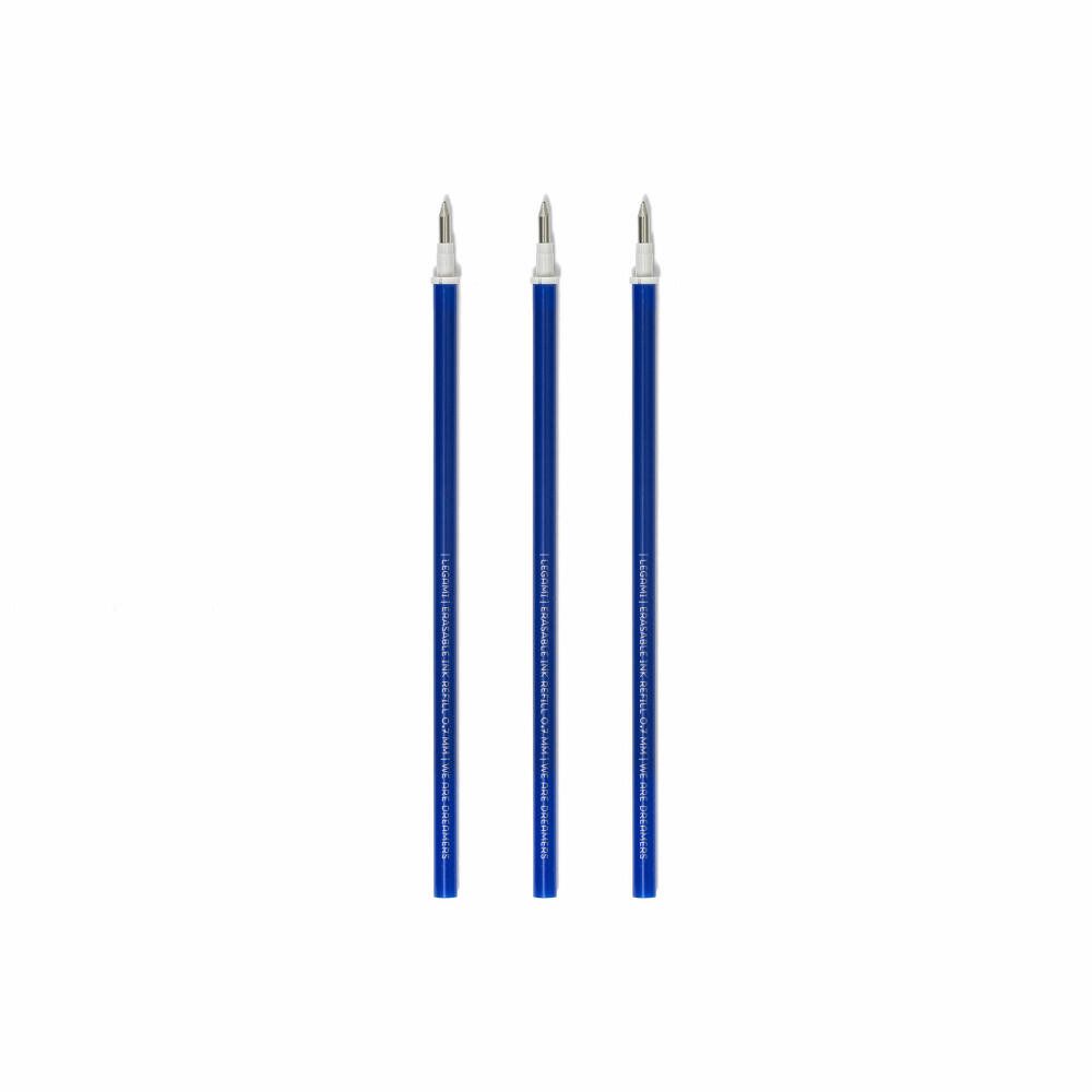 Legami Gelschreiber Erasable Pen Refills Blue 3er Set