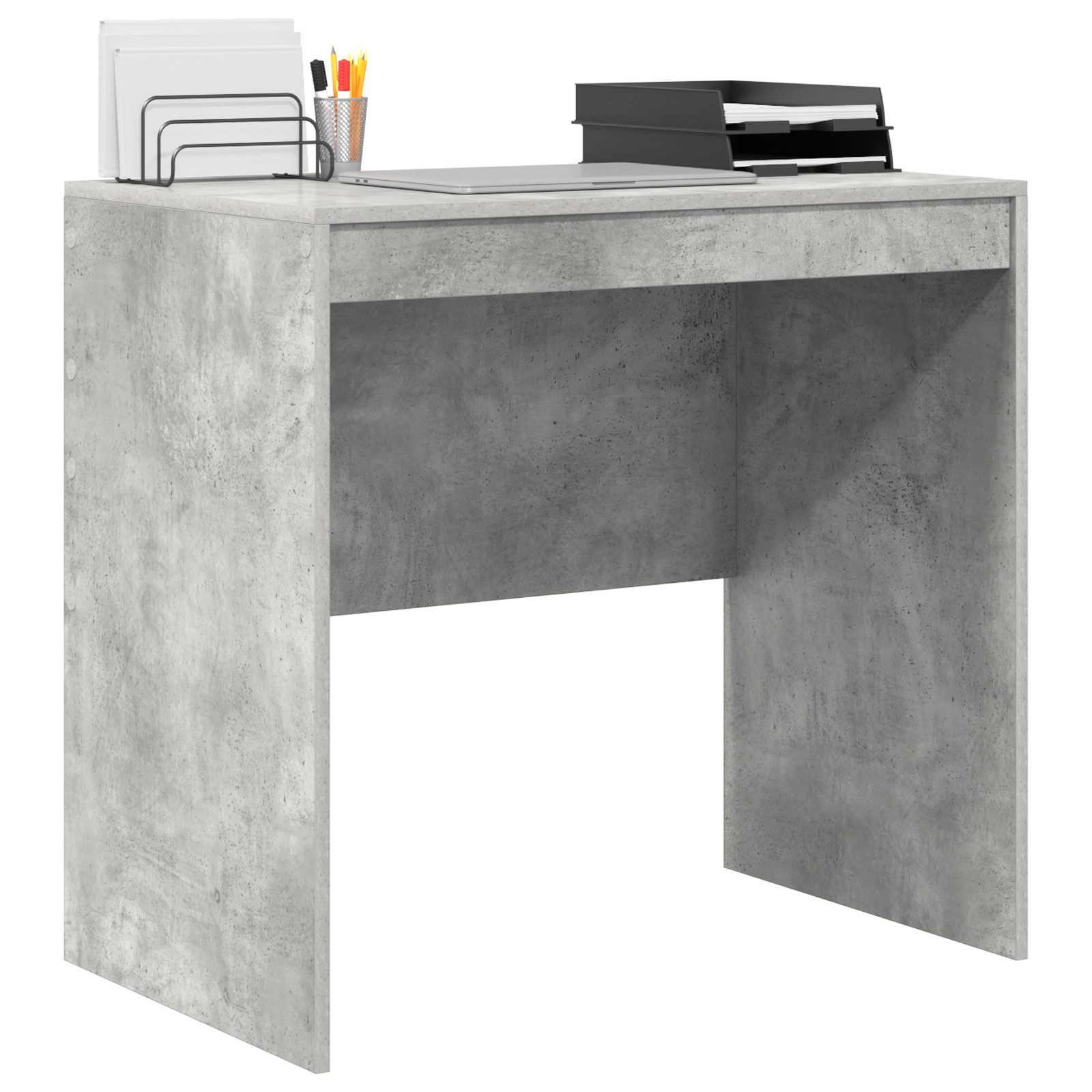 vidaXL Schreibtisch Schreibtisch Beton Grau 80x50x76 günstig online kaufen