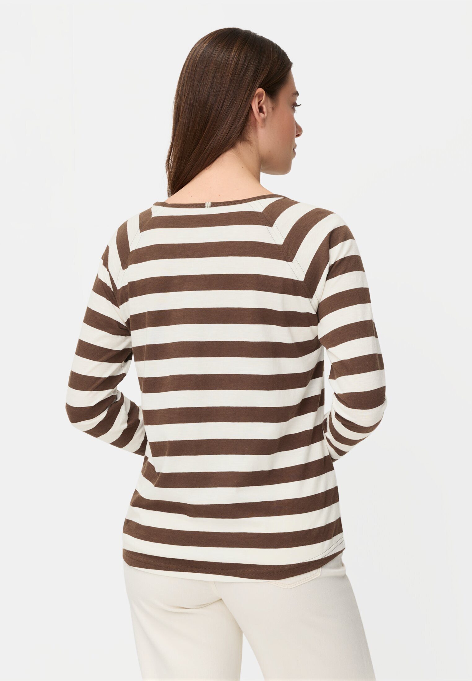 camel active Longsleeve aus reiner Baumwolle Langarm (1-tlg) – Bild 2 von 5