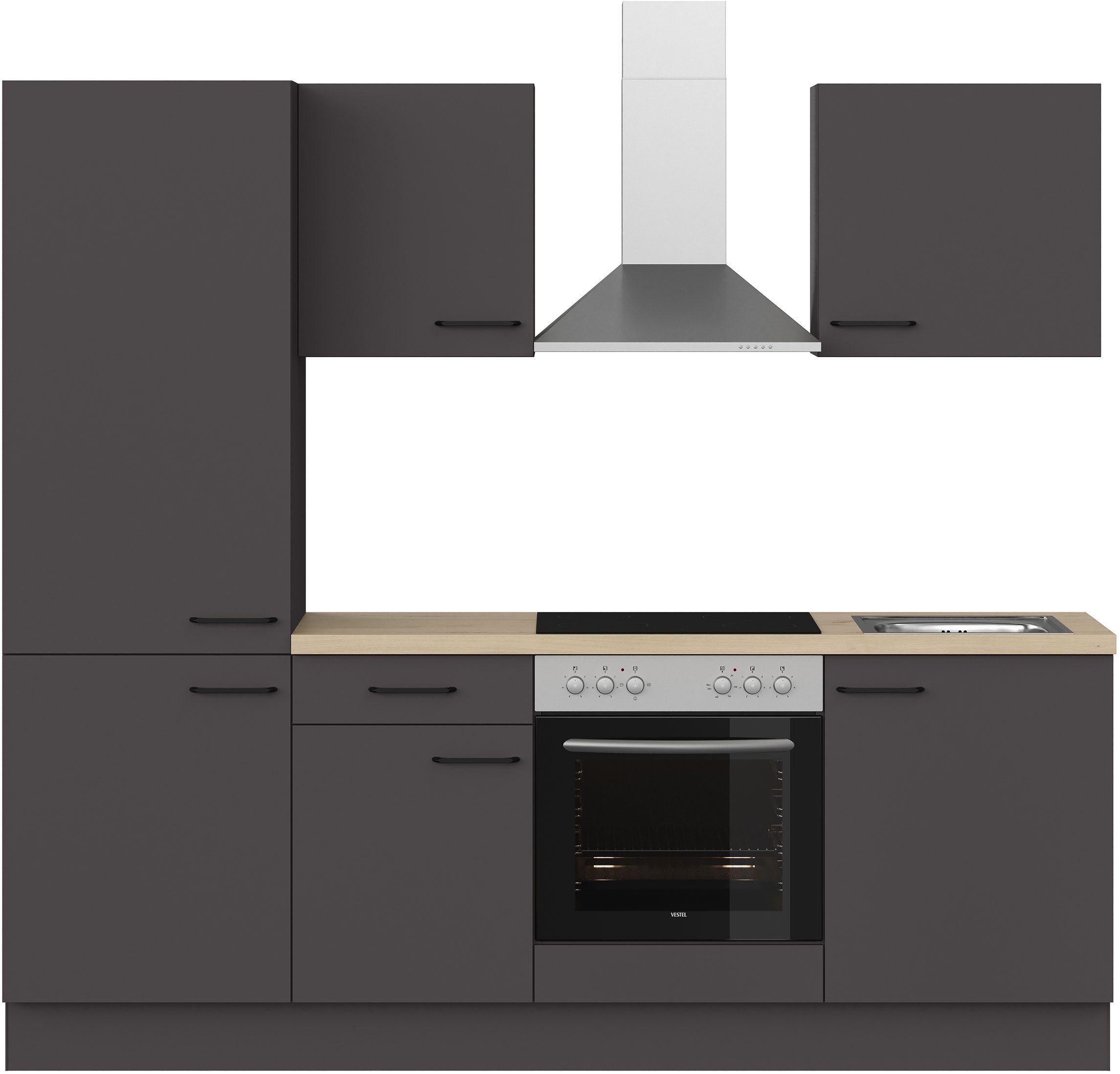 IMPULS KÜCHEN Küchenzeile "Tirana", Ausrichtung wählbar, Schubkästen mit So günstig online kaufen