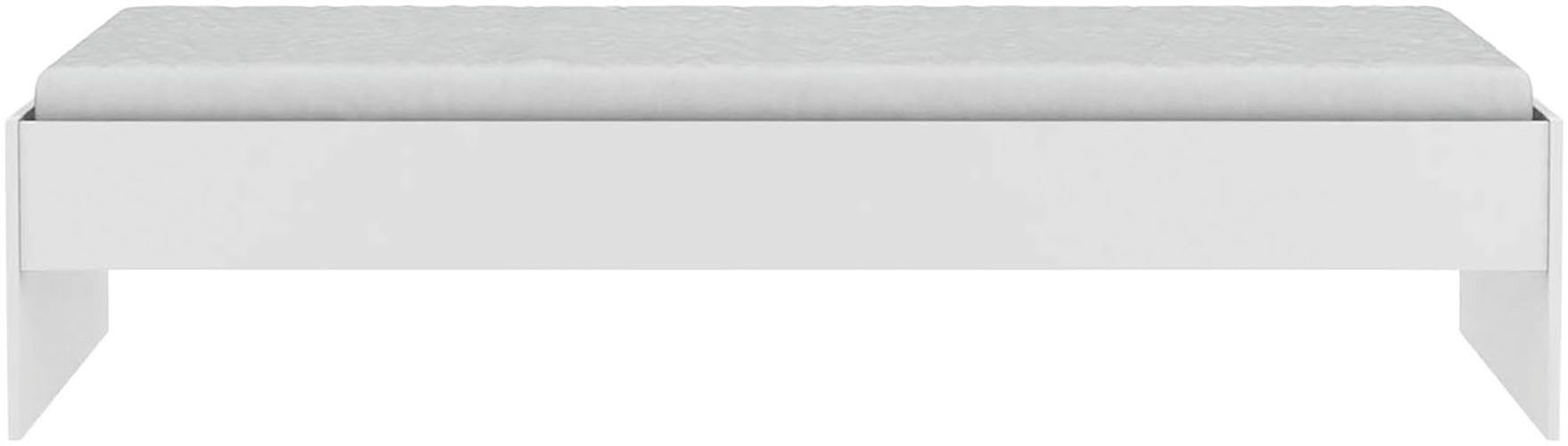 Demeyere GROUP Einzelbett TIDY BETT Weiss 90X200 Optional erweiterbar, Ergänzbare Module mit extra Schubladen & Schränken