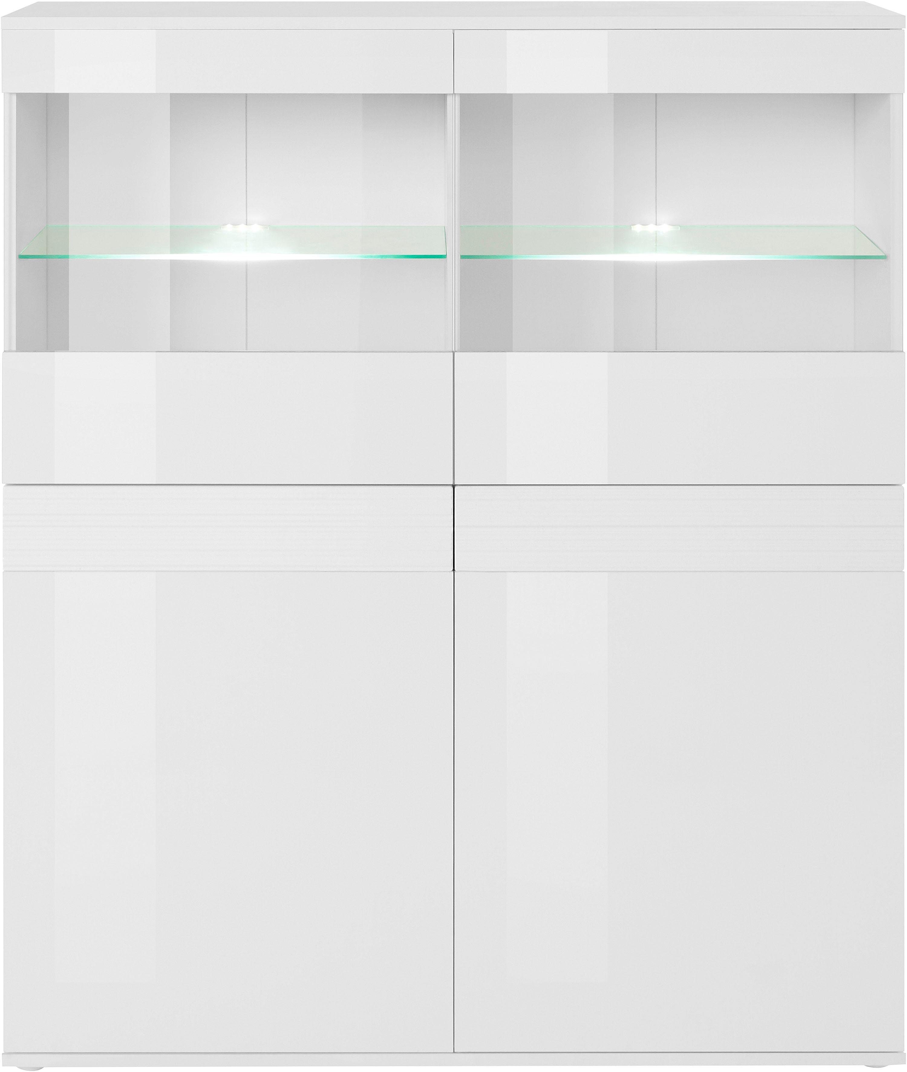 borchardt Möbel Vitrine Florenz Höhe 125 cm – Bild 3 von 5