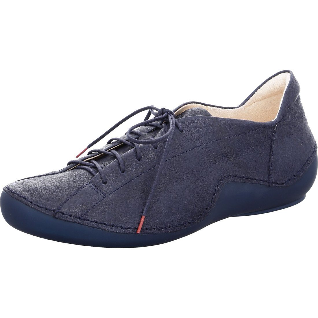 Schnürschuh Think! Schuhe, Kapsl Schnürschuh - 039153 blau Glattleder Think!