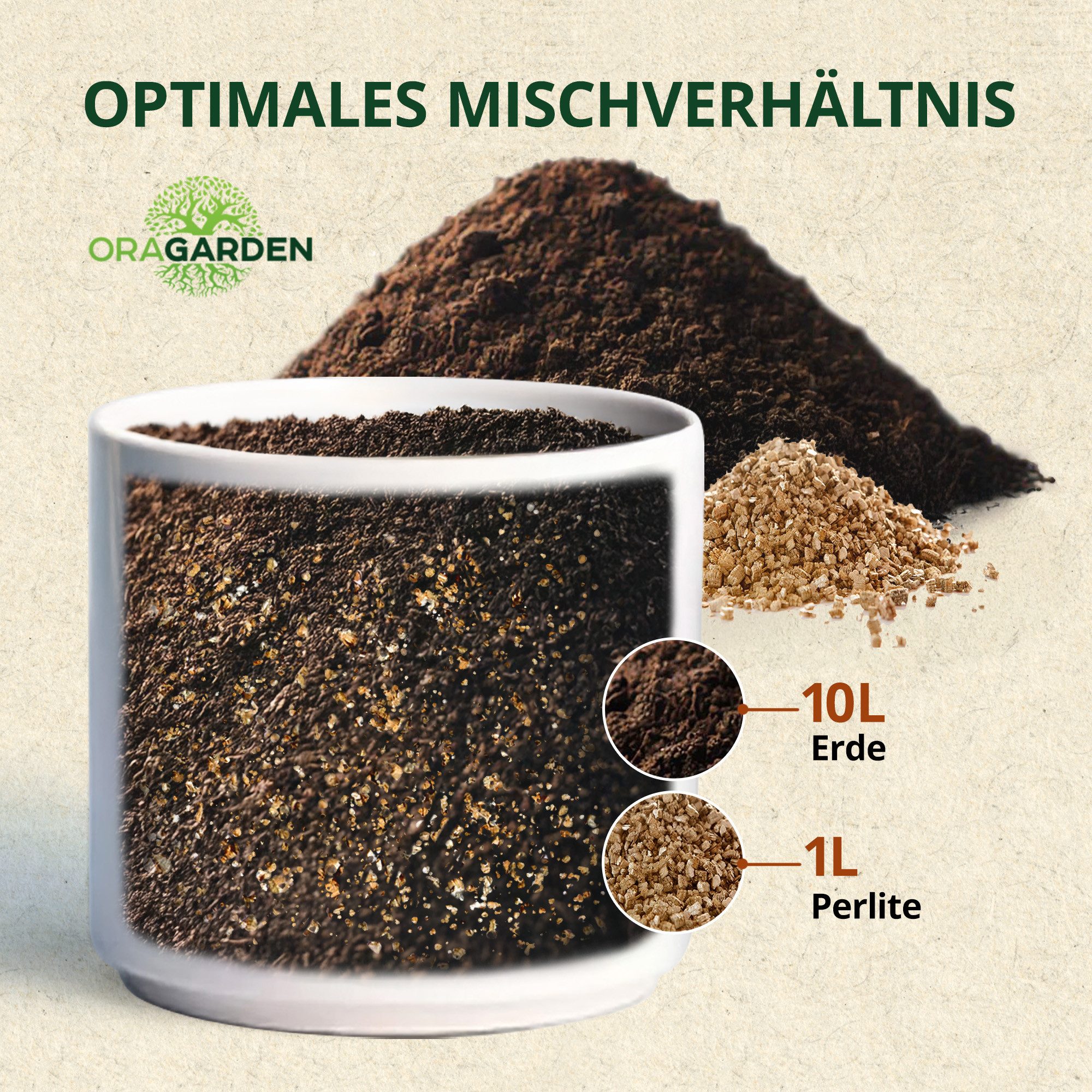 OraGarden Gartenbau-Substrat Vermiculite