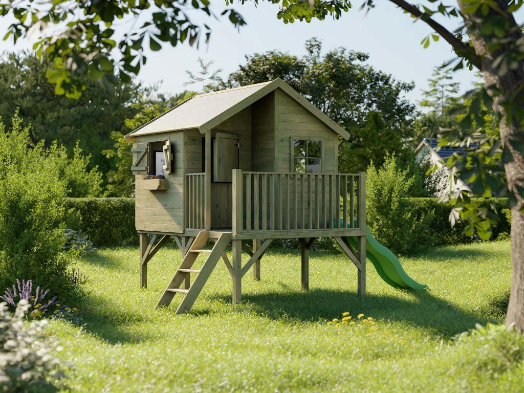 Spielturm Prestige Garden Stelzenhaus Brüssel
