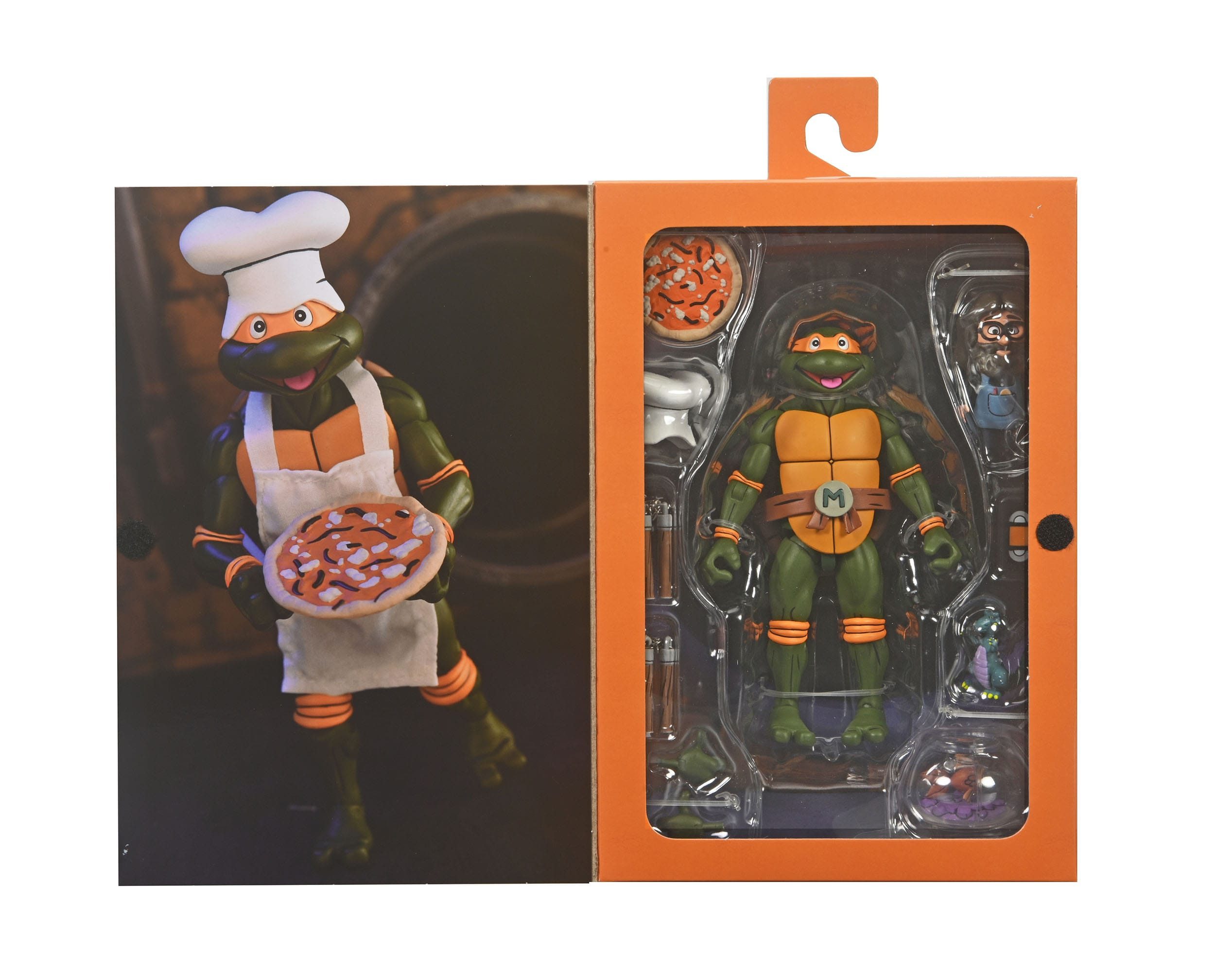 NECA Actionfigur Teenage Mutant Ninja Turtles (Cartoon) Ultimate VHS Figur, (18cm Figur mit Zubehör)