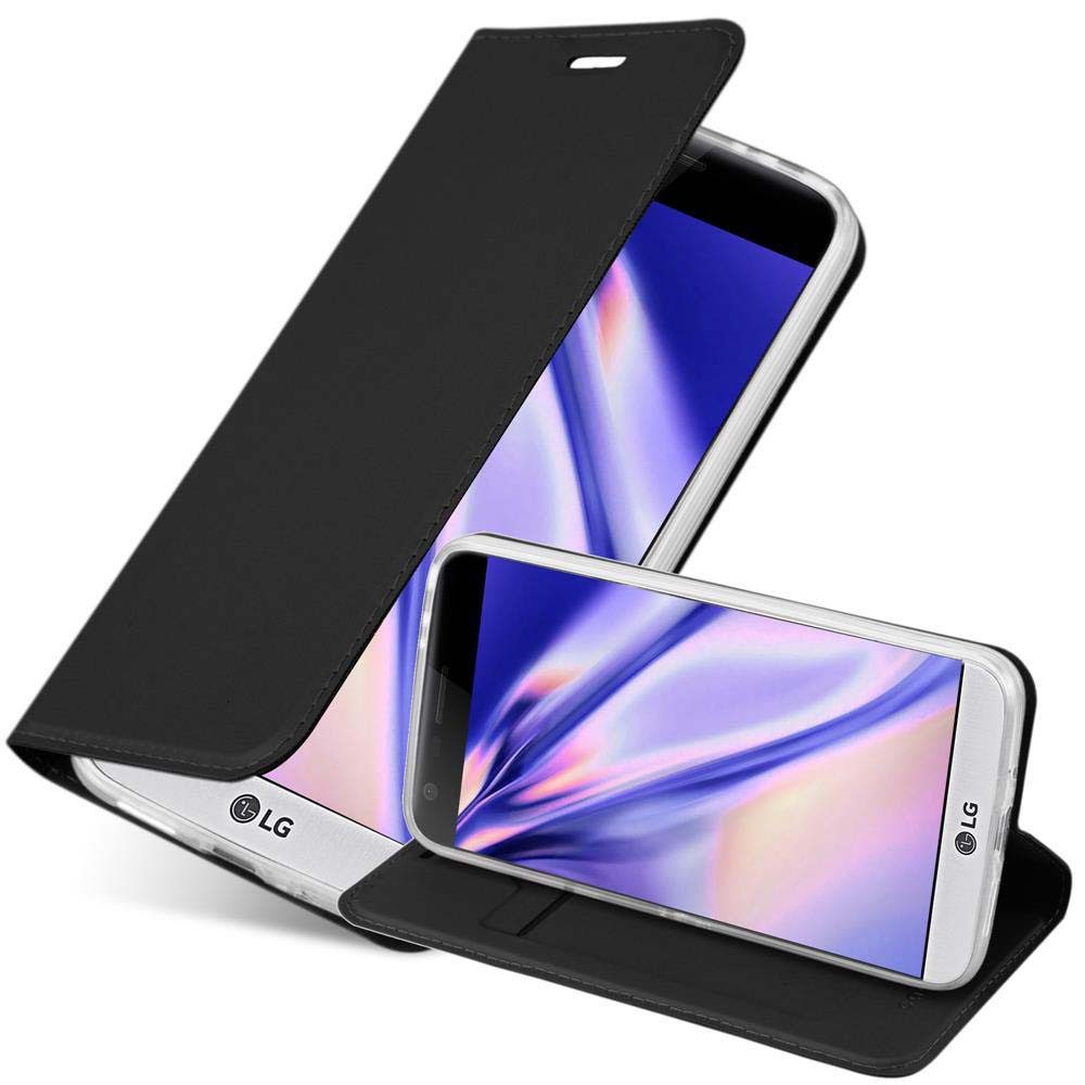 Cadorabo Handyhülle für LG G5 Hülle LG G5, Schutzhülle Hülle mit Standfunktion, Magnetverschluss und Kartenfach