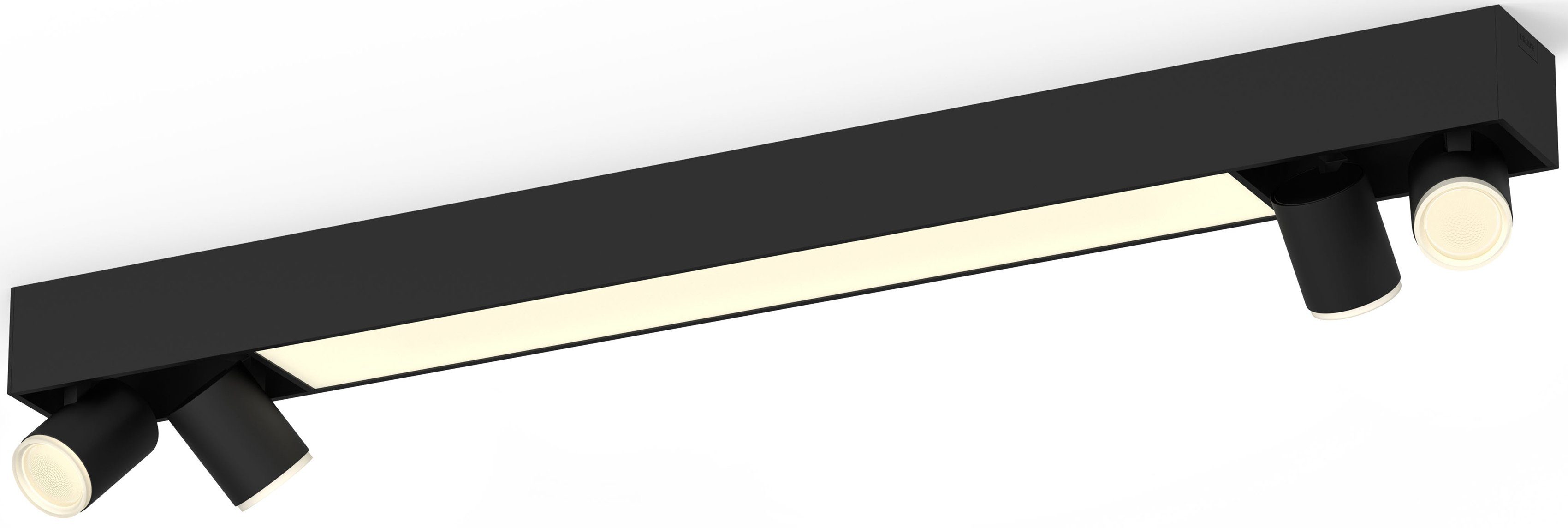 Philips Hue LED Deckenspot »Centris«, LED wechselbar, Farbwechsler, Individ. Lampeneinstellungen mit der Hue App, Lampen einzeln anpassbar