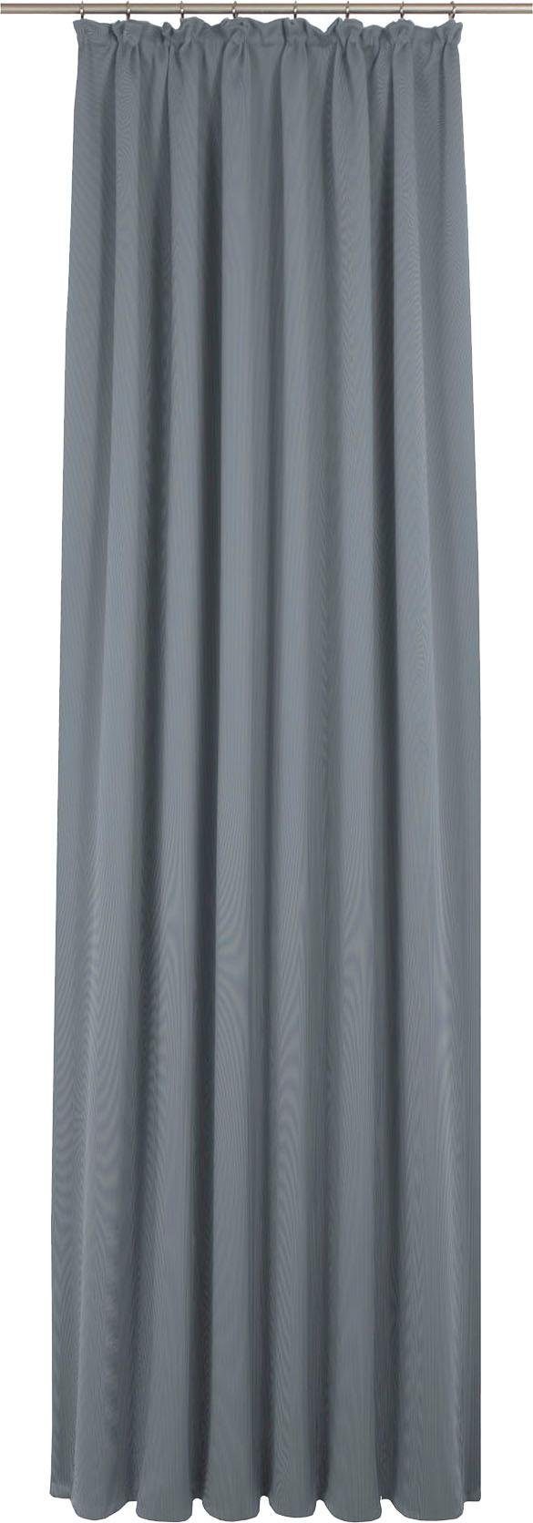 Adam Vorhang Uni Collection light (1 St), Kräuselband, blickdicht, aus 100% Bio-Baumwolle