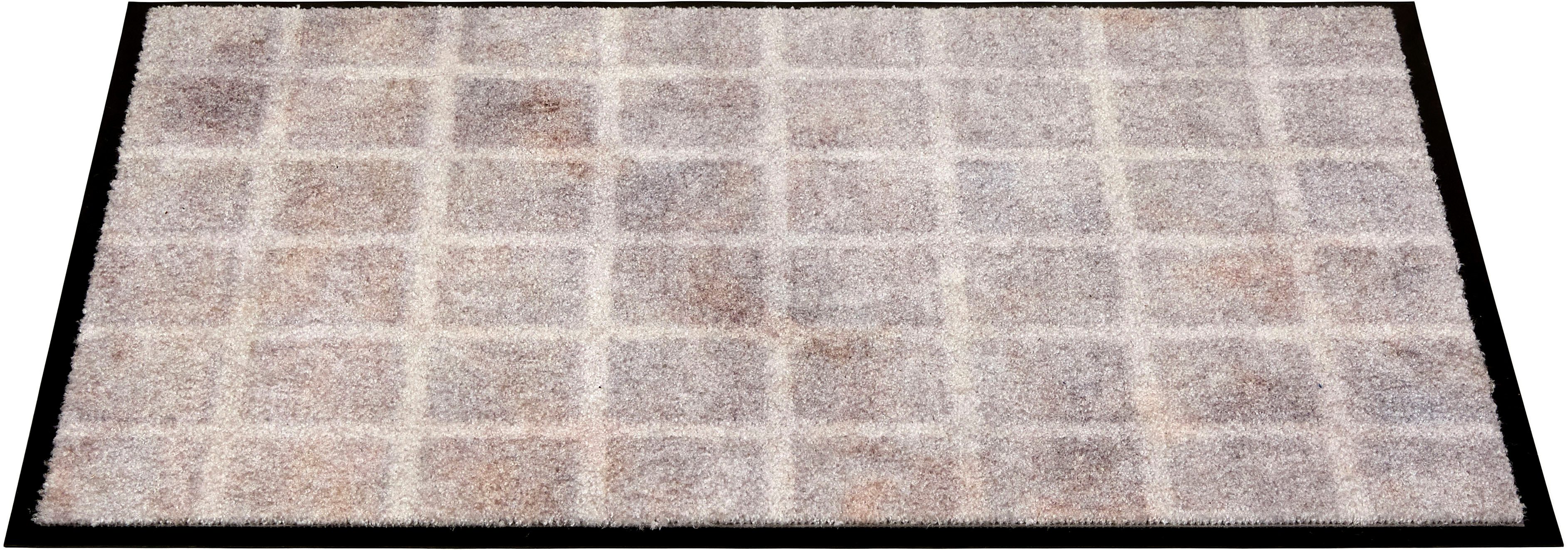 SCHÖNER WOHNEN-Kollektion Fußmatte Bellevue, rechteckig, Höhe: 8 mm, Türmatte, Schmutzfang, In und Outdoor, Sauberlauf, waschbar