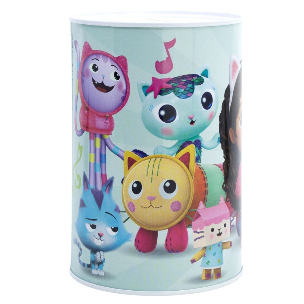 Dreamworks Gabby’s Dollhouse Spardose Spardose bedruckt aus Metall 15 × 10 × 10 cm
