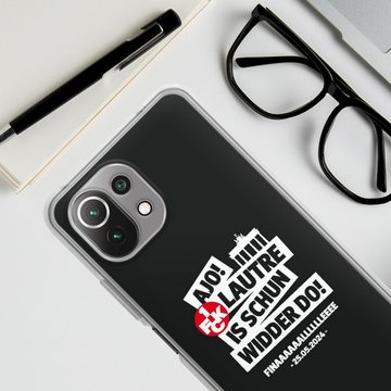 DeinDesign Handyhülle 1. FCK Pokal Finale 2024 1. FC Kaiserslautern, Xiaomi Mi 11 Lite 5G Silikon Hülle Bumper Case Handy Schutzhülle