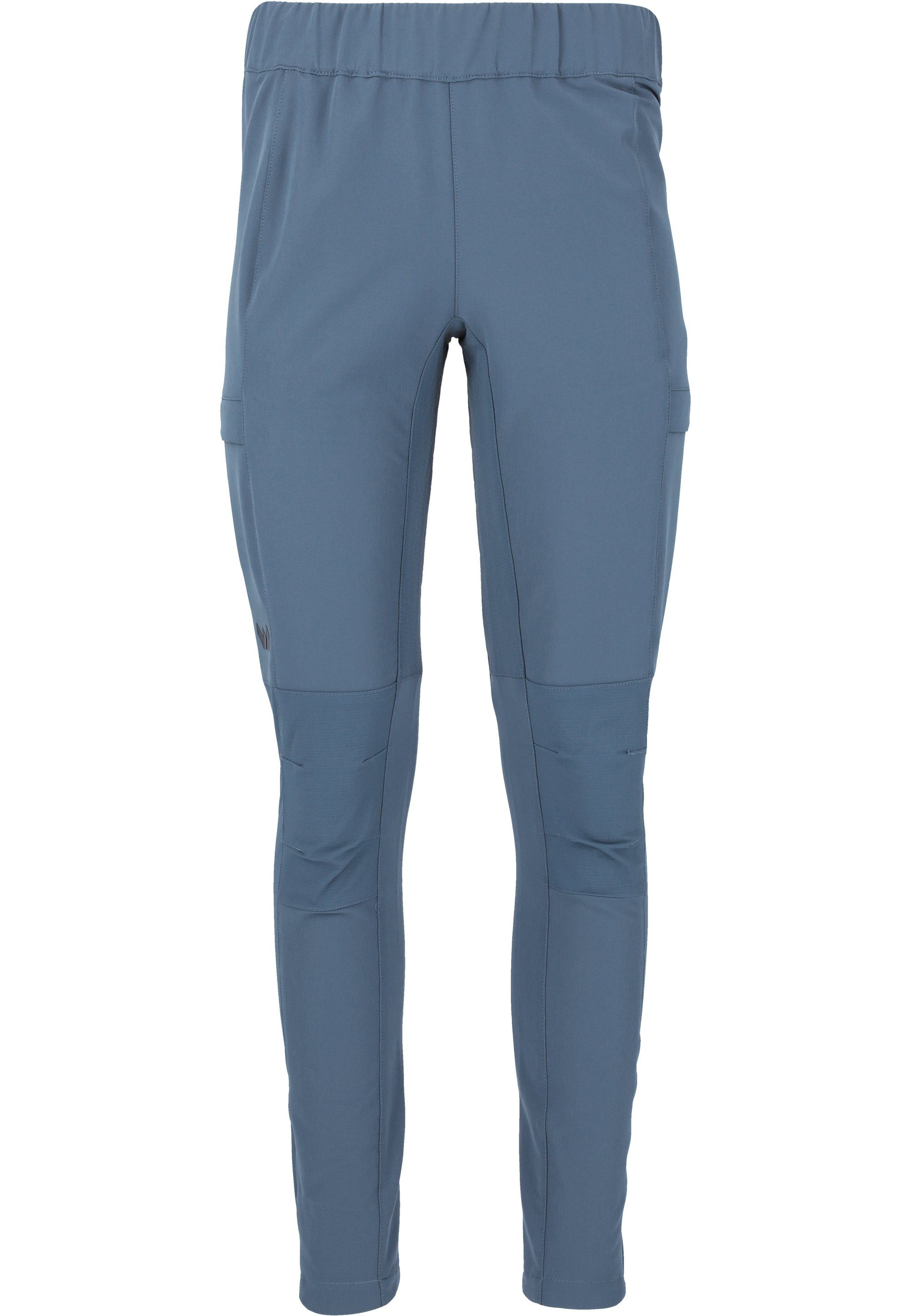 WHISTLER Softshellhose Davina Beinsaum mit am Reißverschluss blau