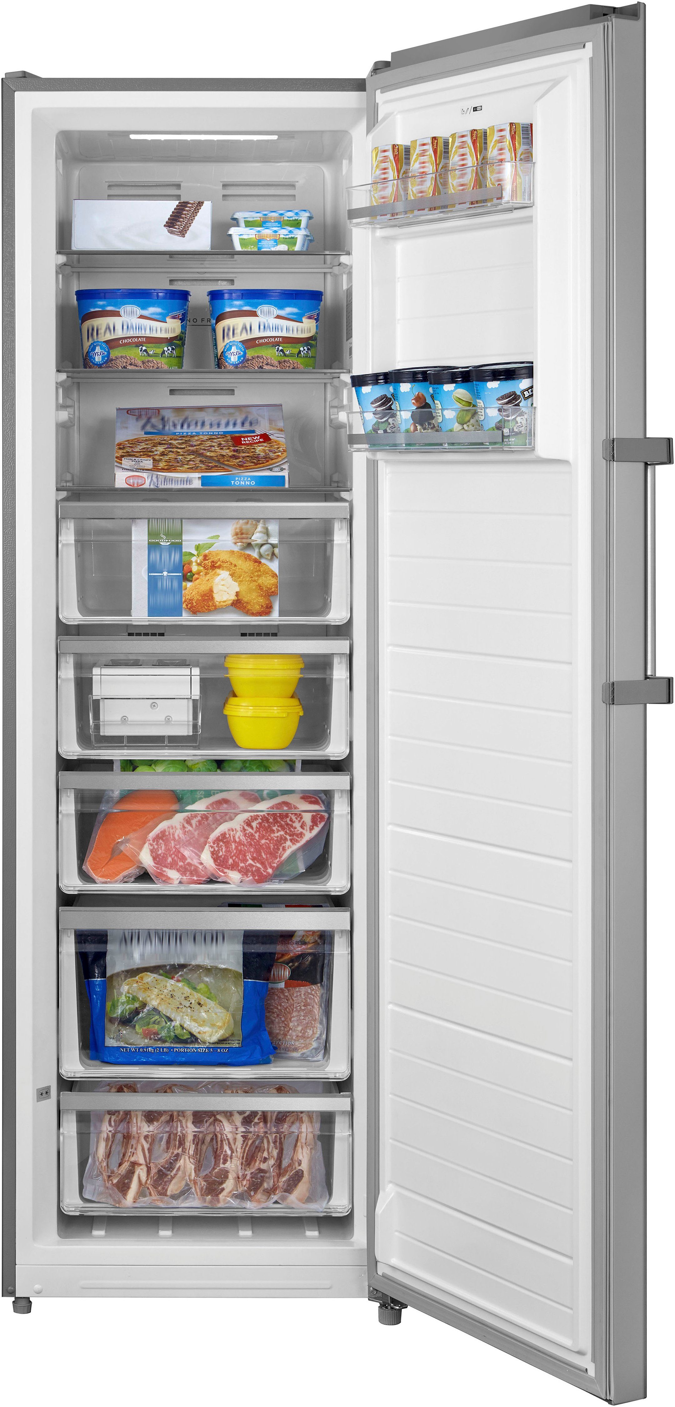 Hanseatic Gefrierschrank NoFrost HGS18560CNFCI, 185 cm hoch, 59,5 cm breit, inkl. 3 Jahre Herstellergarantie – Bild 3 von 5
