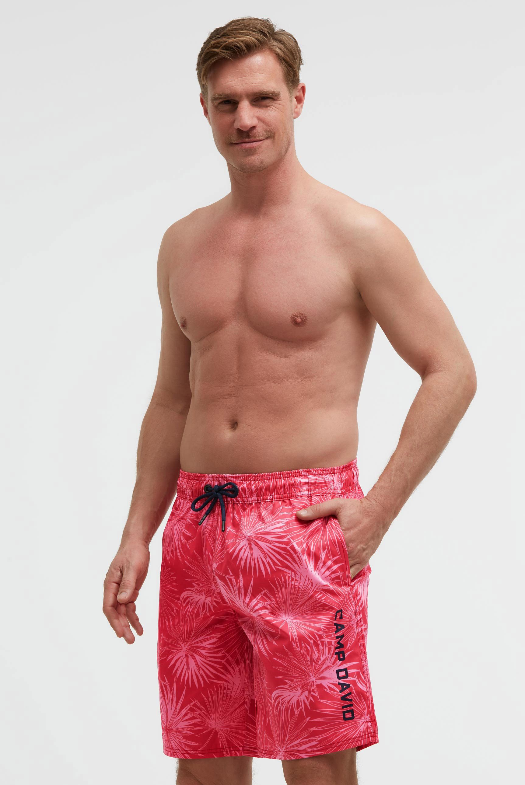 camp david Badeshorts mit Einschubtaschen & einer Gesäßtasche