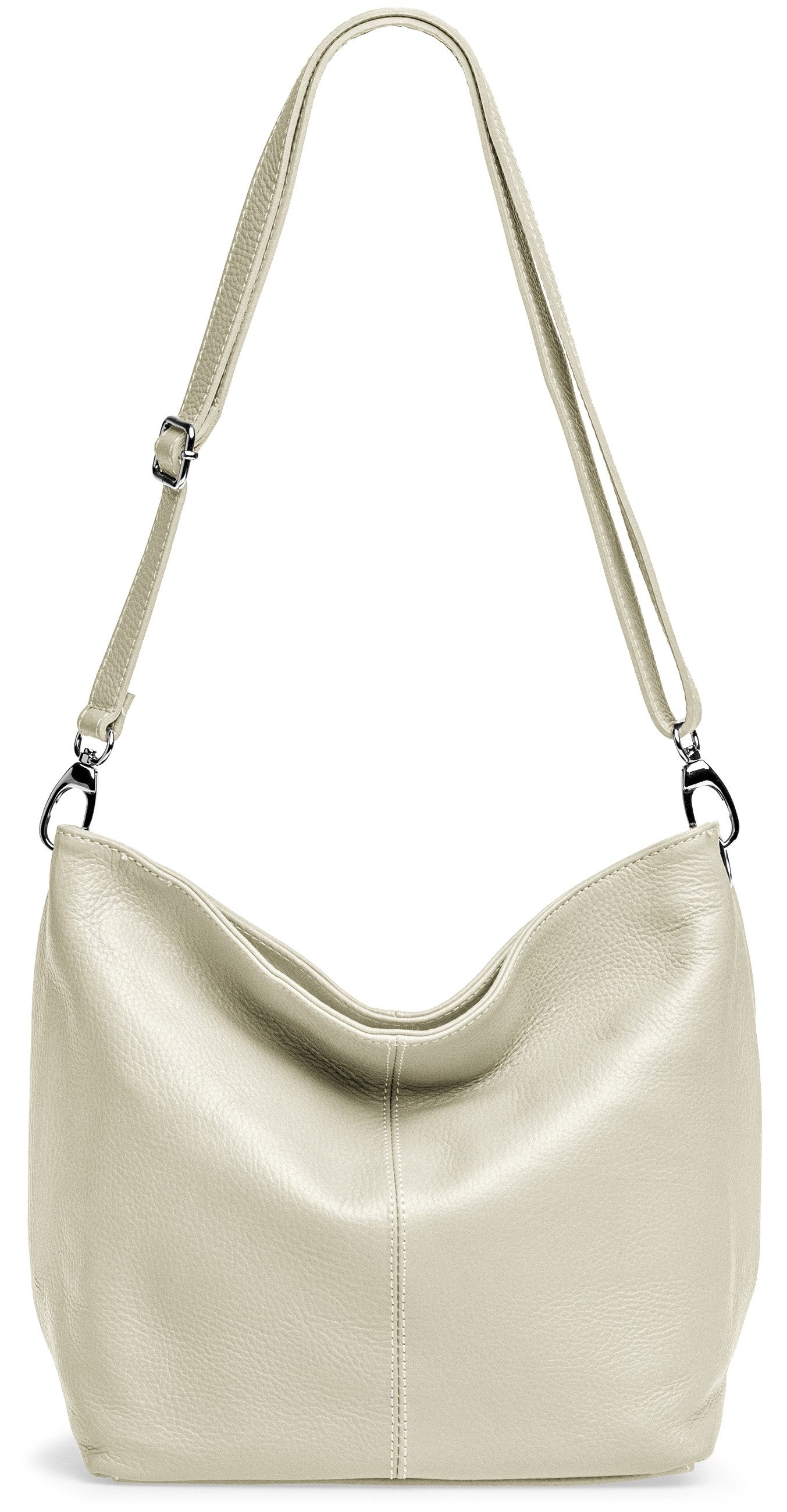 Caspar Schultertasche Klassische Damen Leder Handtasche günstig online kaufen