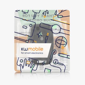 kwmobile Schlüsseltasche Autoschlüssel Silikon Hülle für Kia (1-tlg), Schlüsselhülle Schlüssel Case Cover
