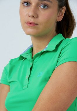 SPORTKIND Funktionsshirt Golf Poloshirt Damen & Mädchen grün