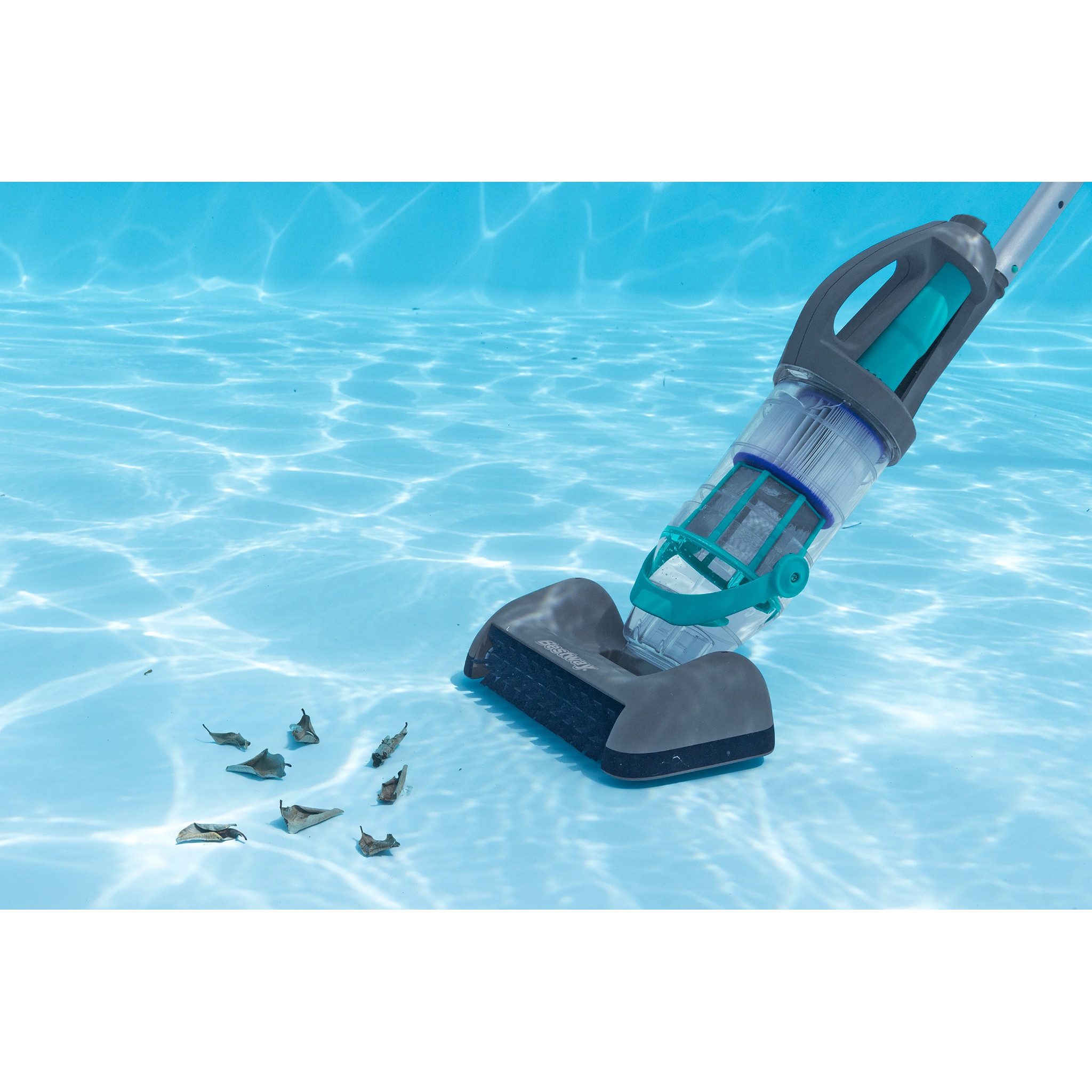Bestway Poolroboter Akku Pool-Sauger AquaGrip 250cm, mit LED-Licht zur Beleuchtung des Reinigungsbereichs