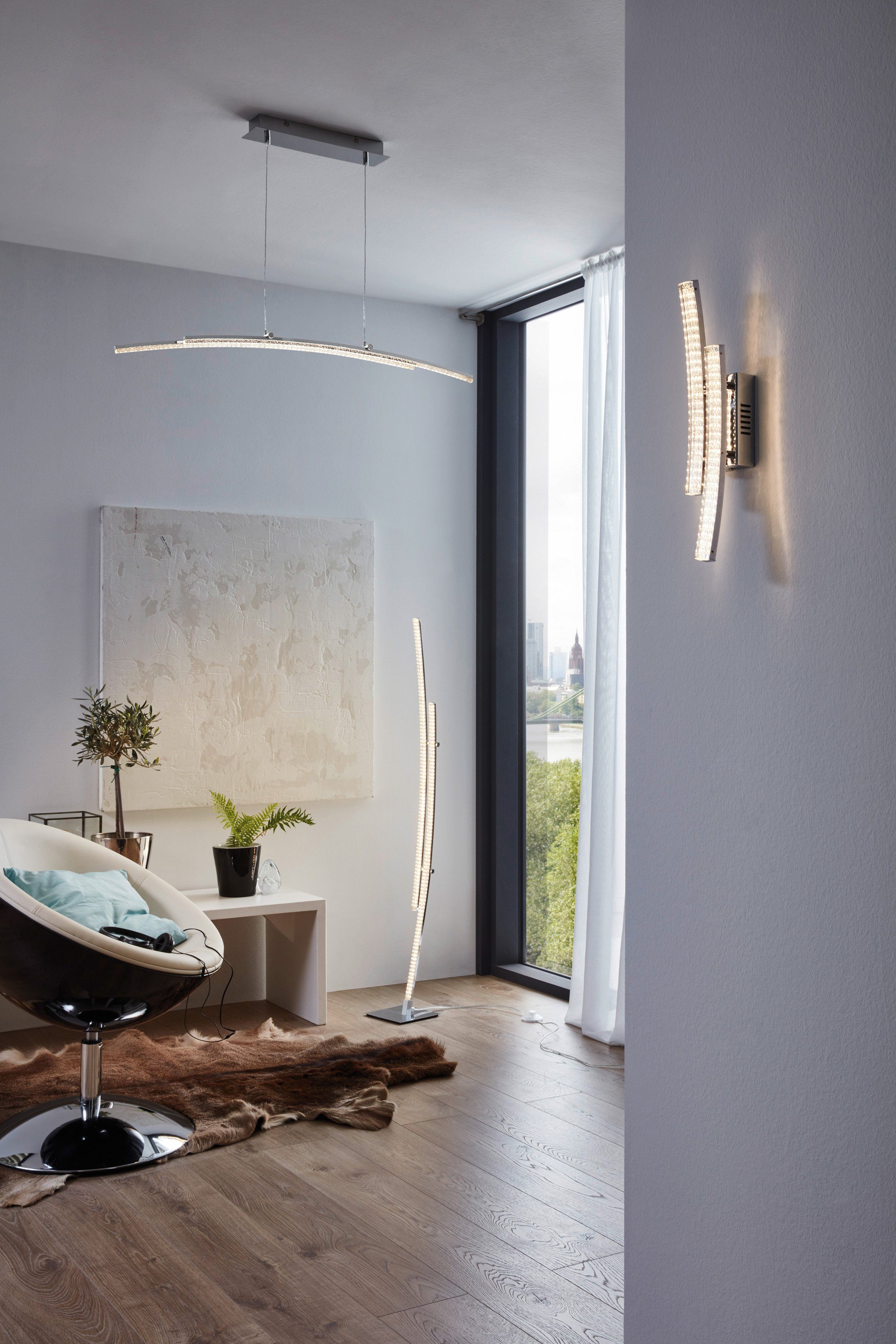 EGLO LED Wandleuchte PERTINI, LED fest integriert, Warmweiß günstig online kaufen