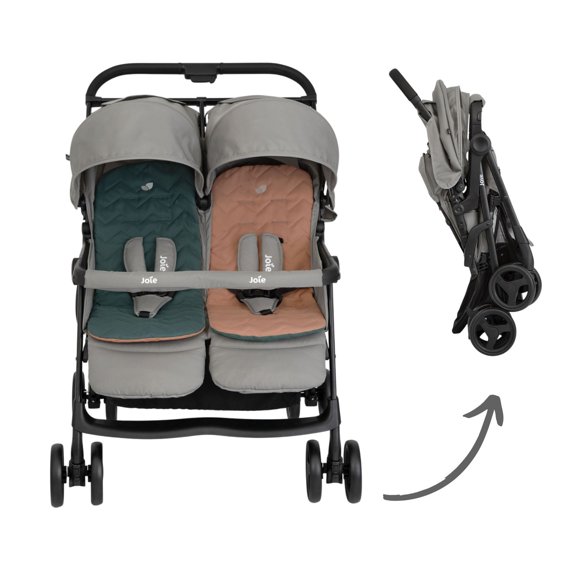 Joie Zwillingswagen, mit Regenverdeck!