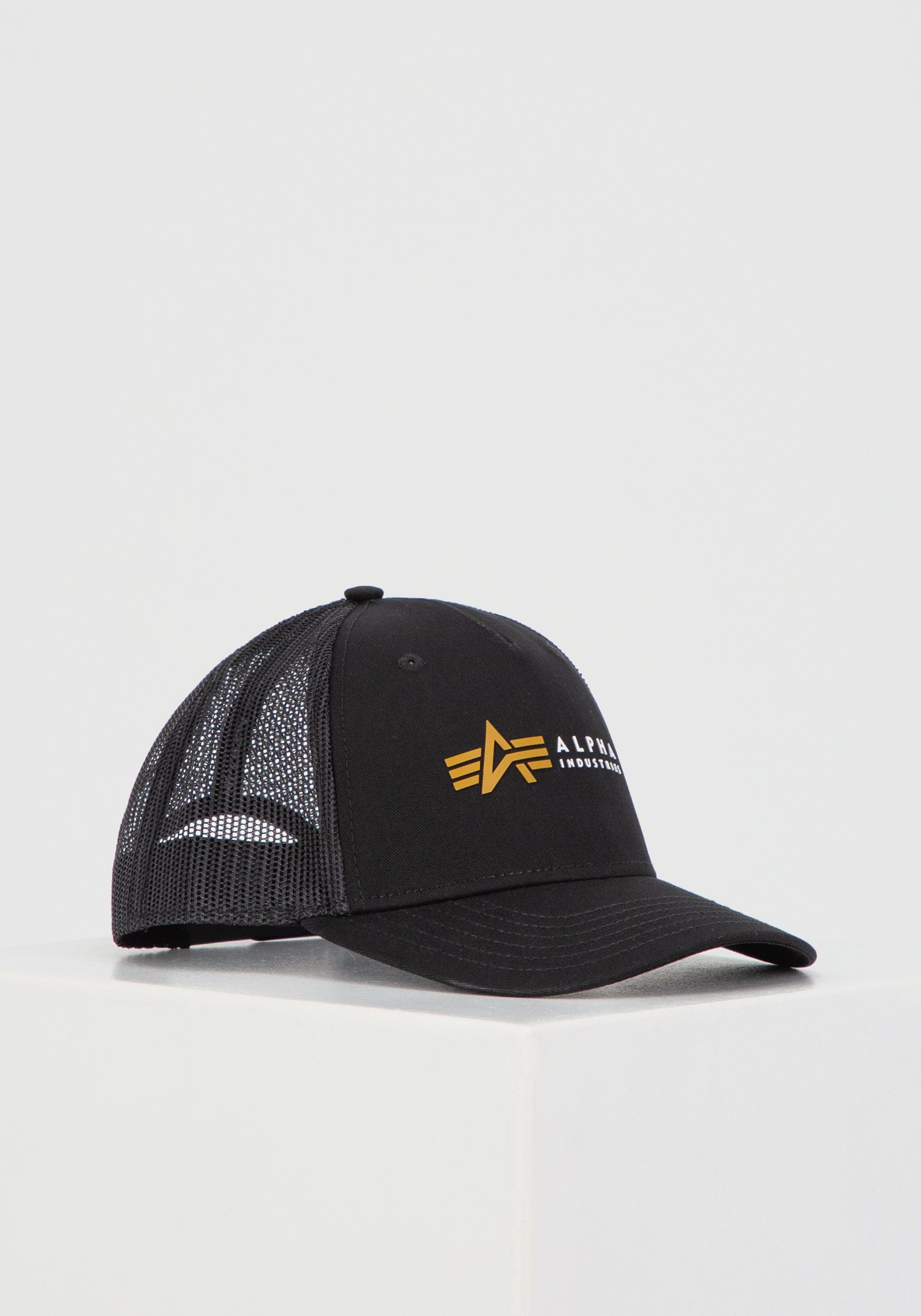 Alpha Industries Trucker Cap Alpha Industries Accessoires - Headwear Alpha Label Trucker Cap black