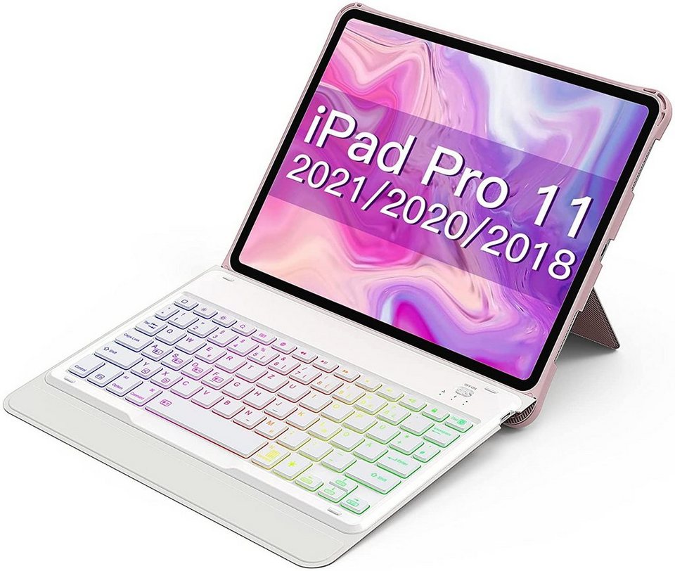 Inateck »Tastatur Hülle für iPad Pro 11 Zoll 2021/2020 ...