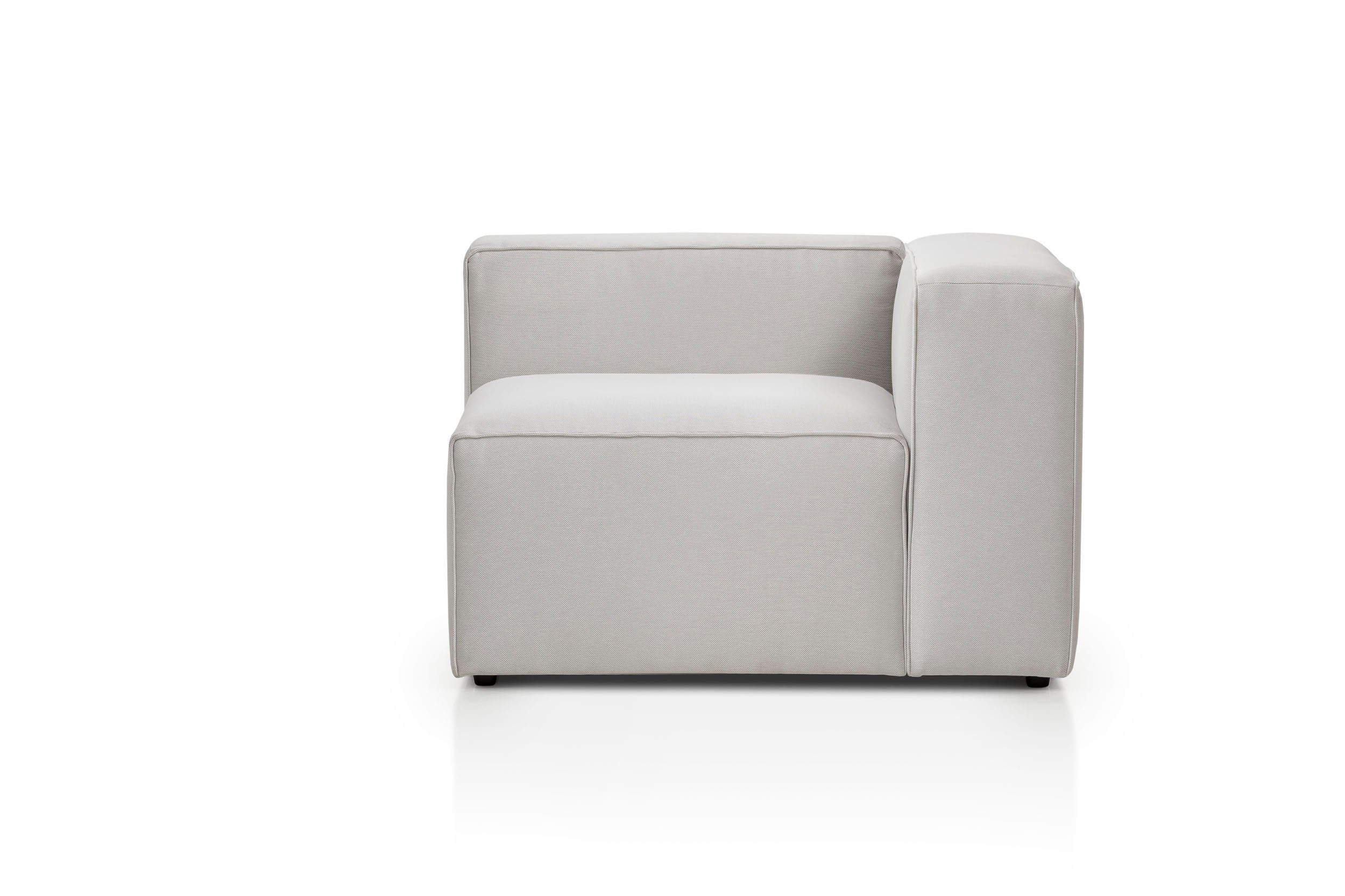 XDREAM Sofa-Eckelement Milos, als Modul oder separat verwendbar (1 St., individuell kombinierbar), individuell kombinierbare Wohnlandschaft, skandinavisches Design