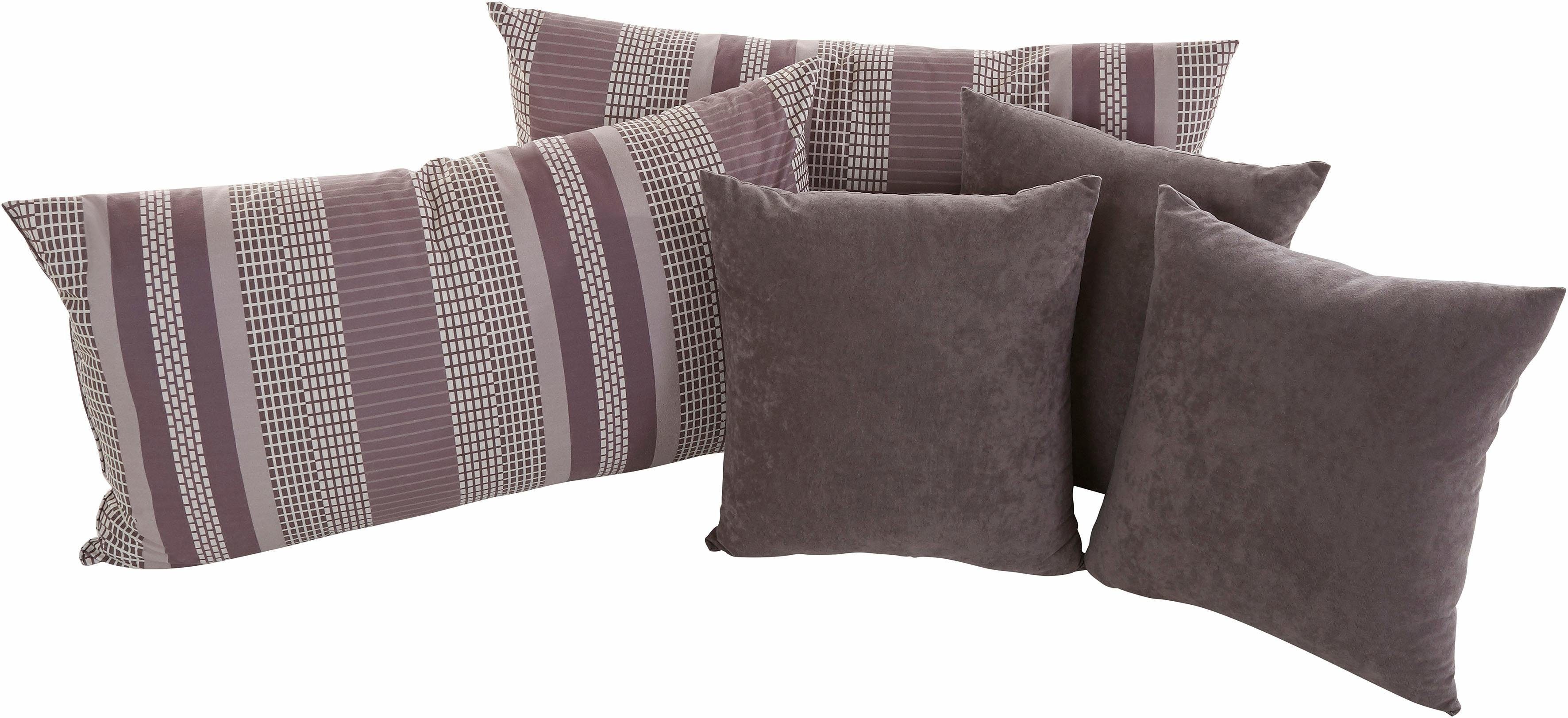 Westfalia Schlafkomfort Dekokissen, 5-teilig