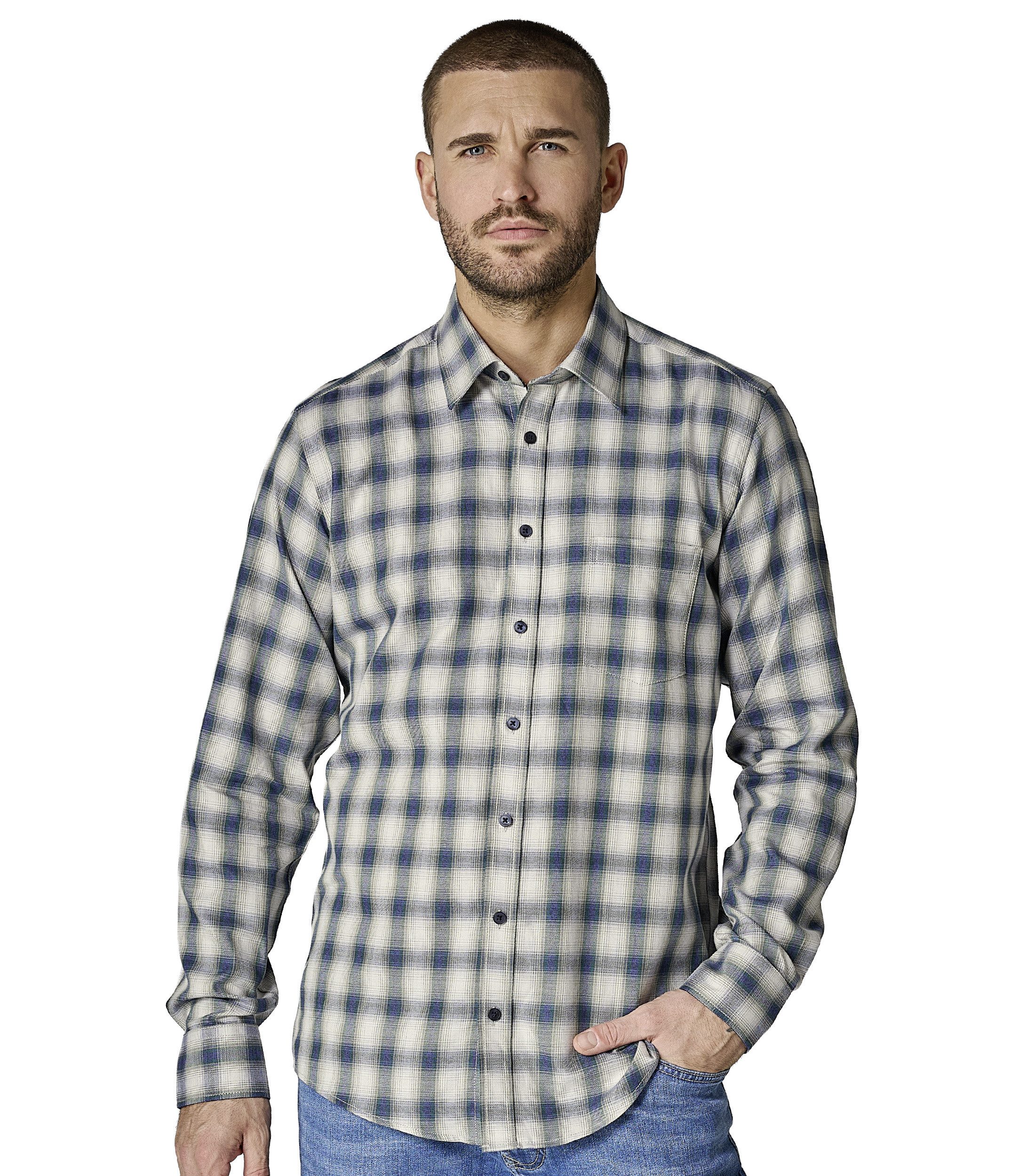 CASAMODA Flanellhemd CASAMODA Flanellhemd kariert
