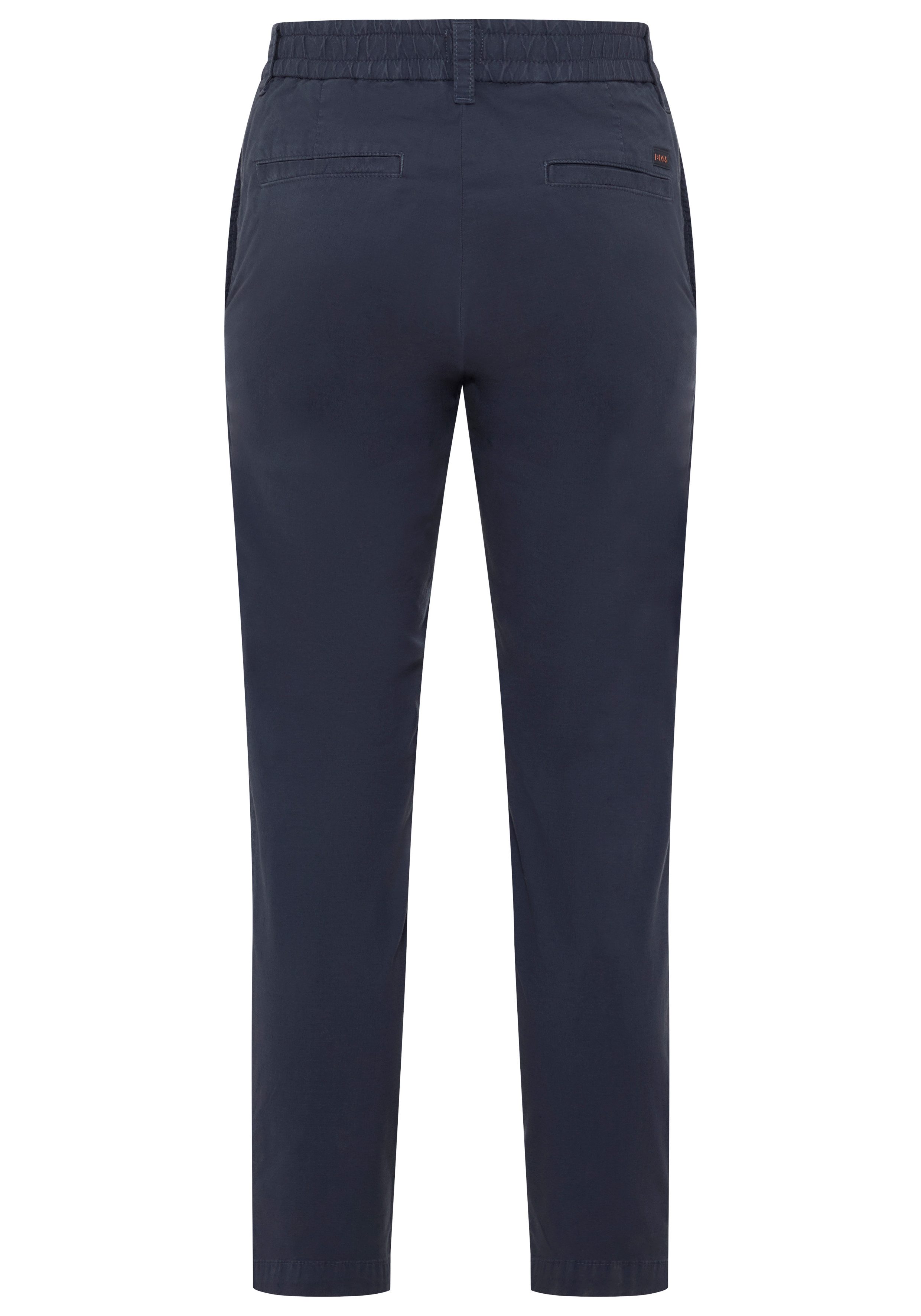 BOSS ORANGE Chinohose Tapered Fit, Stretch-Qualität, Komfortbund mit Tunnelzug