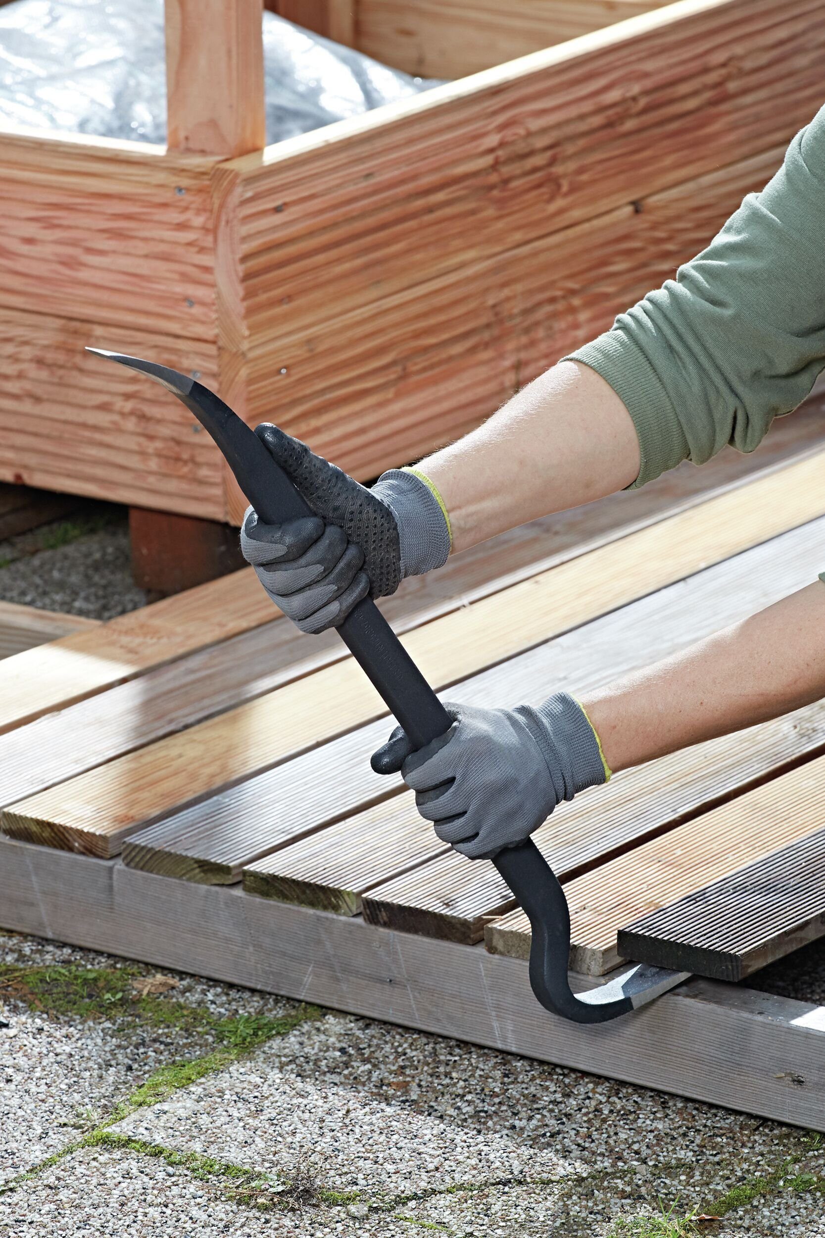 fortis Brechstange, (3-tlg), Nageleisen-Set 320+620+935 mm