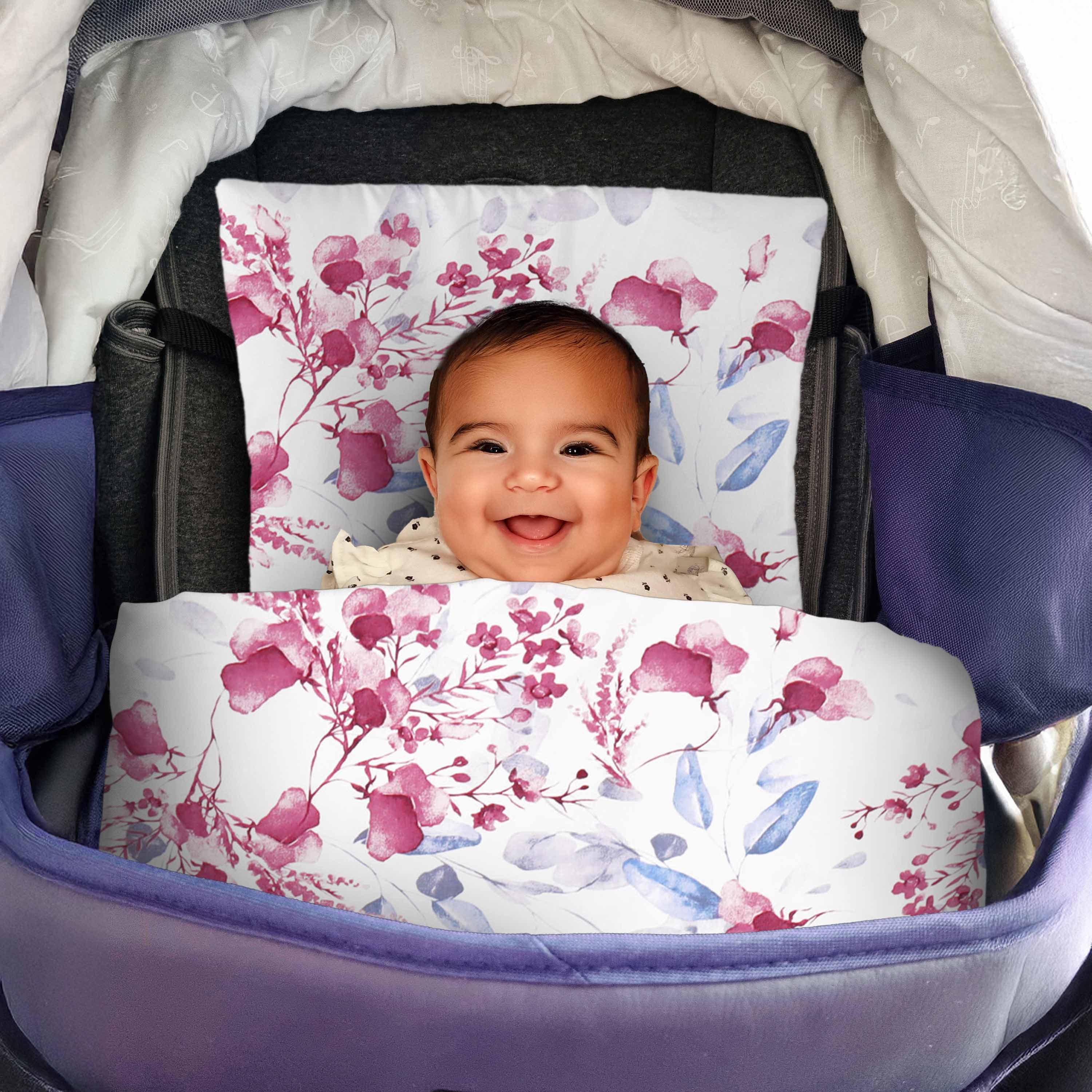 Amilian Babybettwäsche Kinderwagenset - 2tlg. Kinderbettwäsche günstig online kaufen
