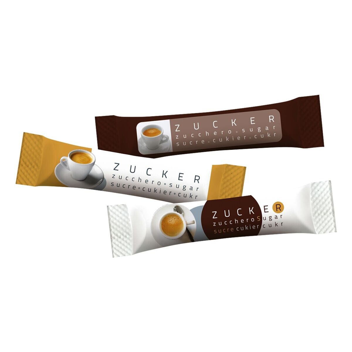 Hellma Zucker Mini Zucker-Sticks, 150x 2,5 g