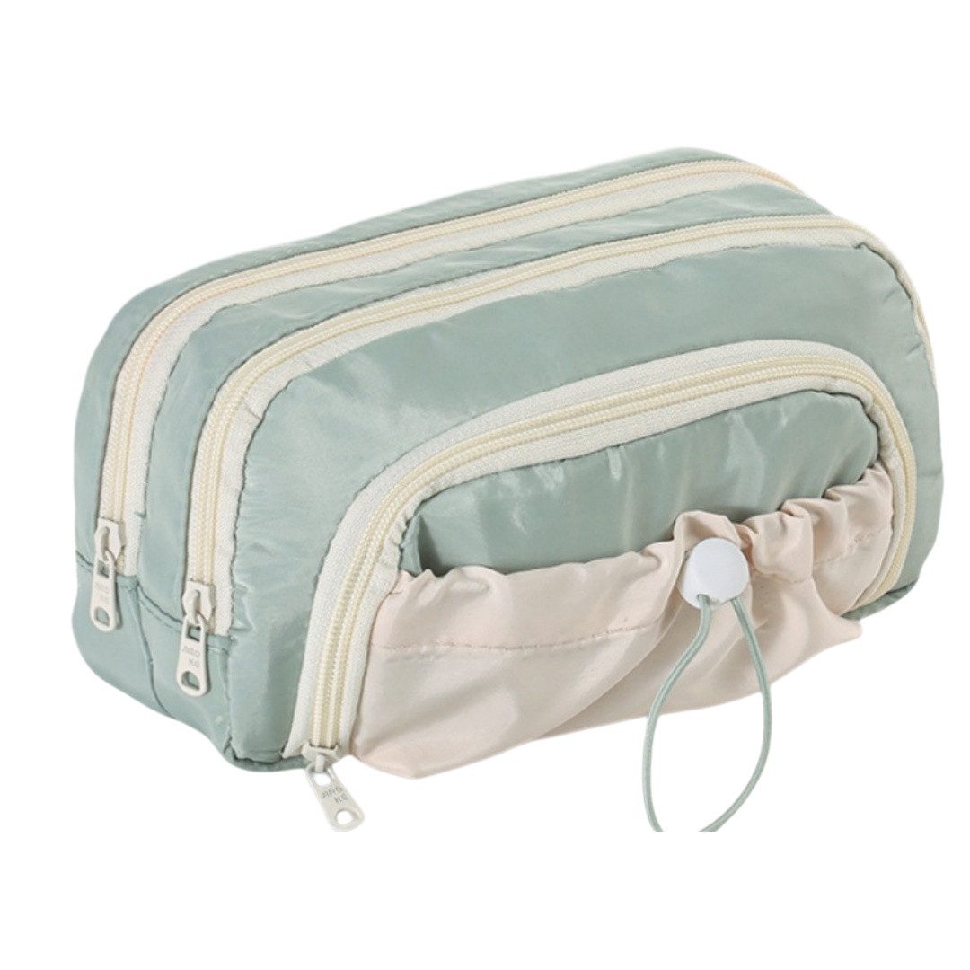 Diwzbyn Federmäppchen Mäppchen Federmappe groß mit 3 Fächern Federtasche, (Mädchen Jungen Teenager Pencil Case Schlamppermäppchen), für Schule Büro