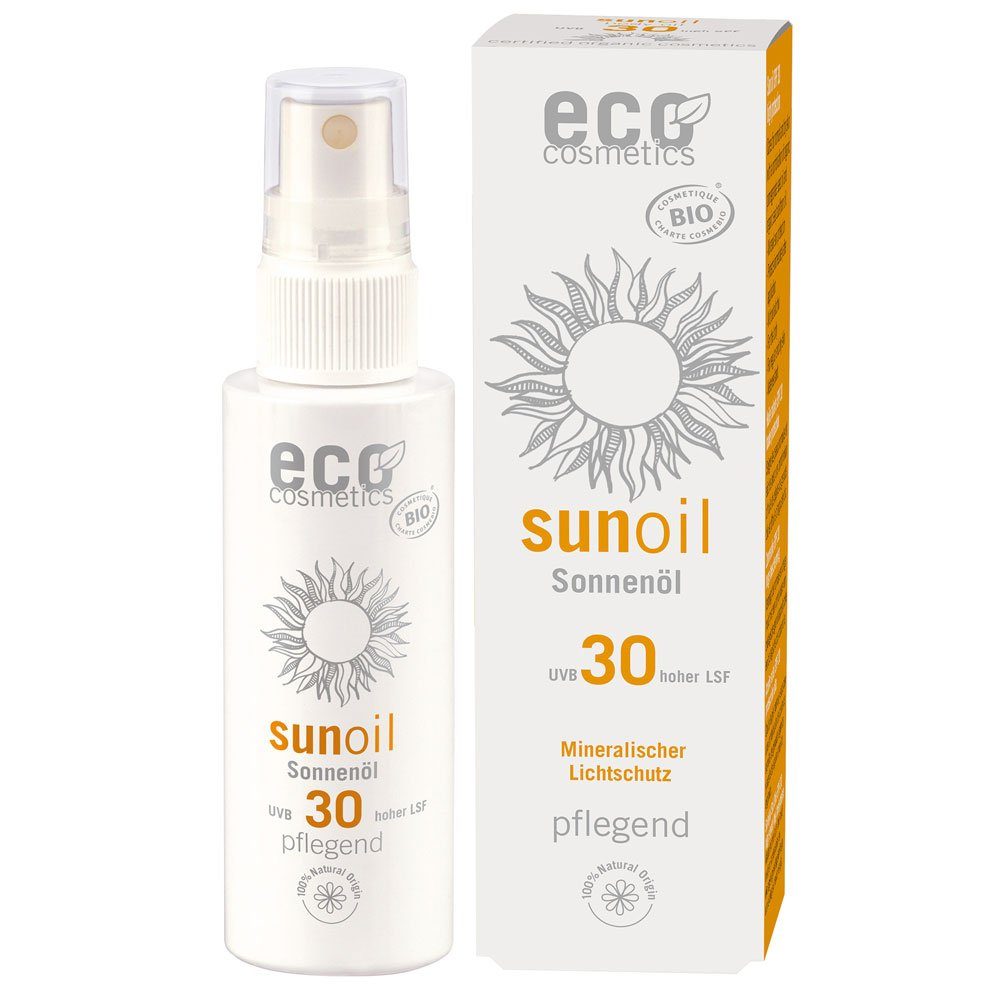 Eco Cosmetics Sonnenschutzcreme Sonnenöl Spray LSF, 50 ml