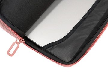 Tucano Laptop-Hülle Second Skin Velluto Notebook Tasche aus Cordsamt und Neopren, Rosa 14 Zoll, MacBook Pro 14 Zoll