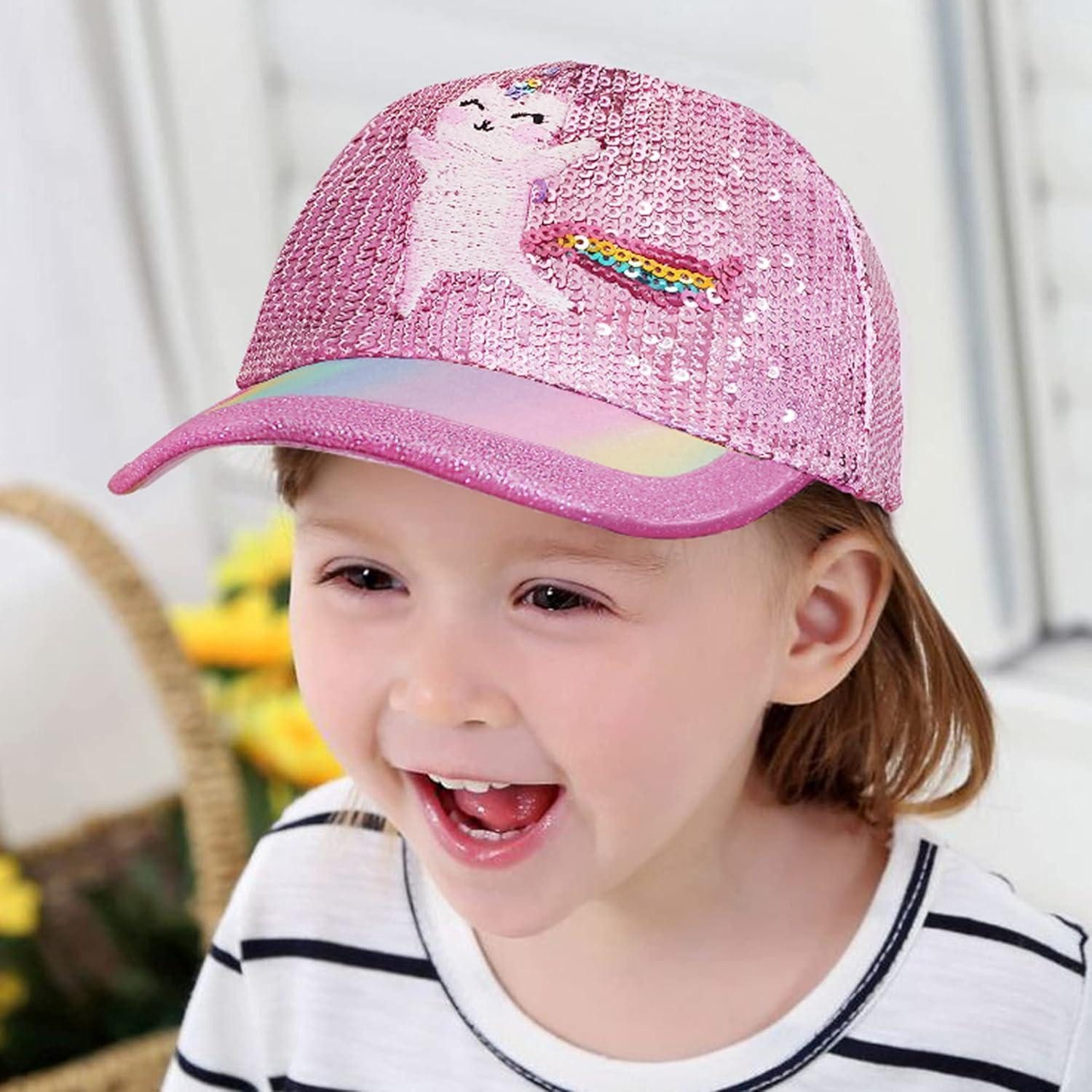 LuxusKollektion Baseball Cap Basecap Kinder Jungen Mädchen Snapback Pailletten Em Cat 18-24 Monate