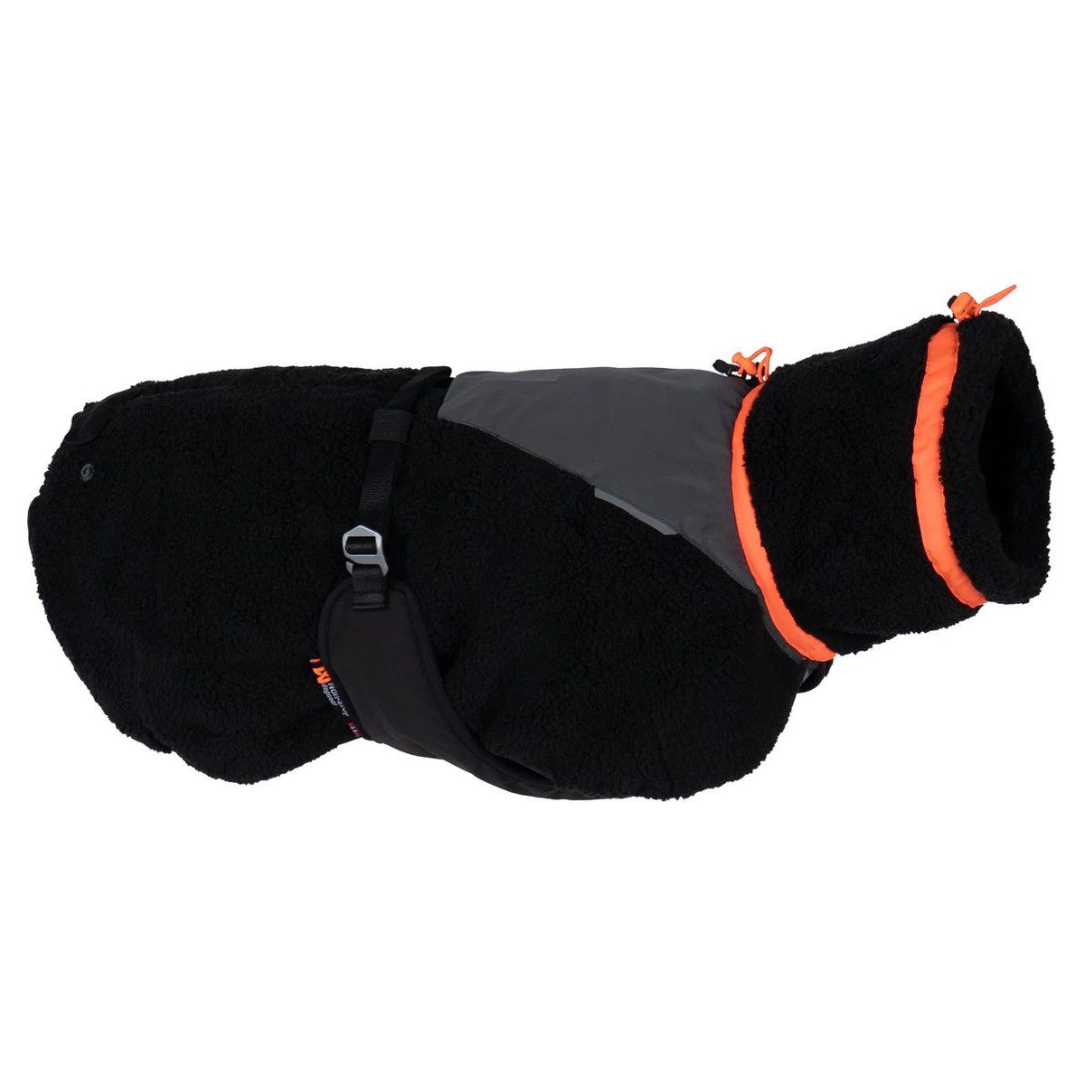 Non-stop dogwear Hundemantel Hundejacke Trekking Fleece Jacket schwarz/orange