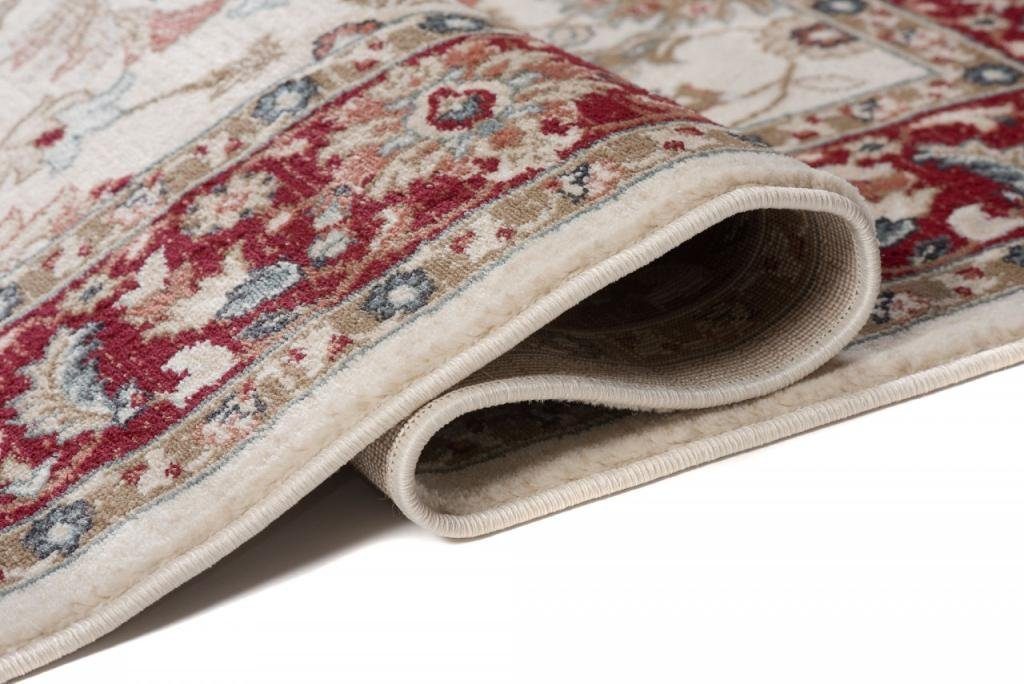 Teppich Creme, Oriente Orient Teppich - x Traditioneller Geeignet Rot Mazovia, cm, Wohnzimmerteppich für Pflegeleicht, 120 Orientteppich Fußbodenheizung, 170