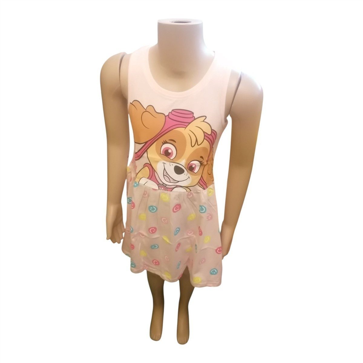 PAW PATROL Shirtkleid Sommerkleid mit Skye aus PAW Patrol "Lachende Gesichter"