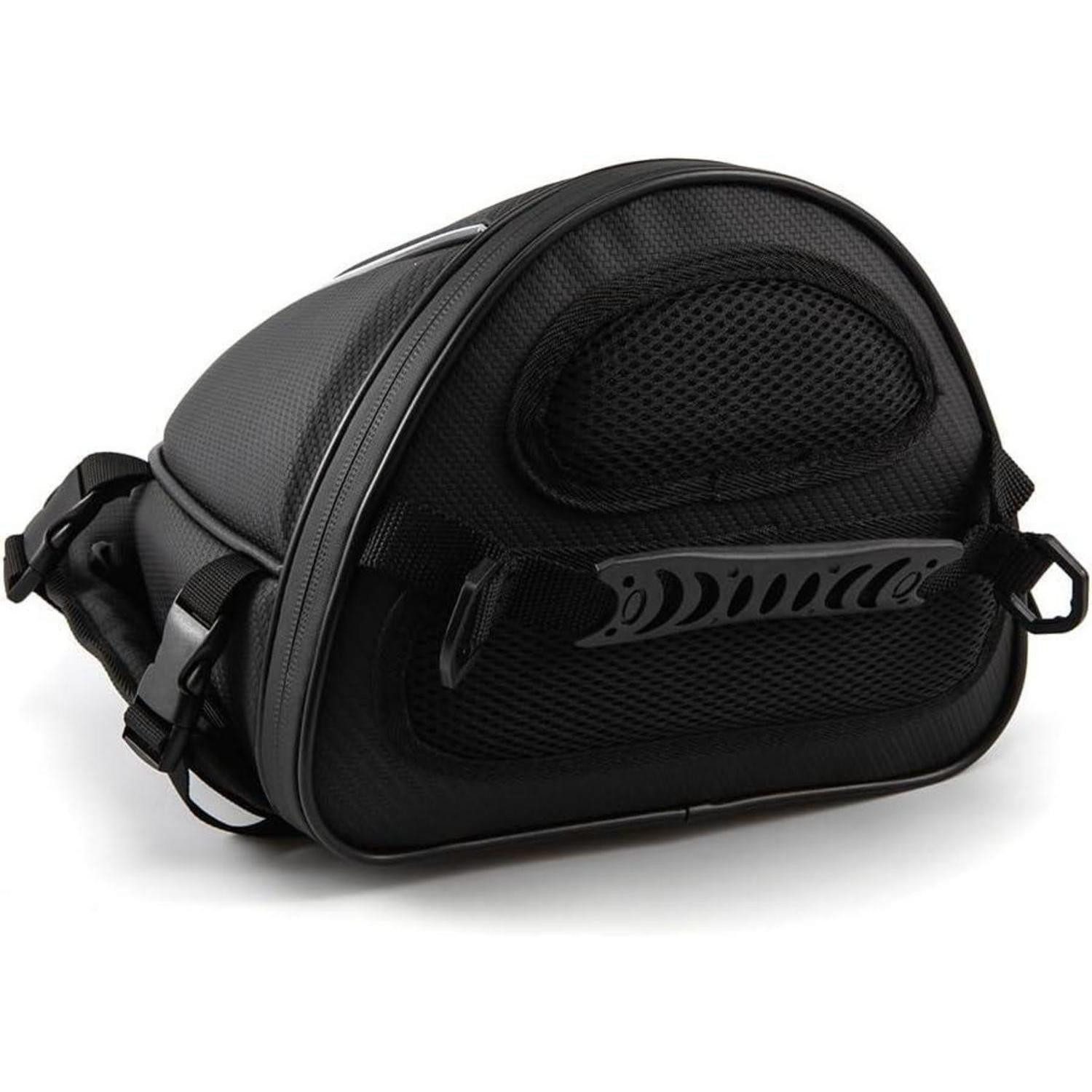 LuxusKollektion Satteltasche Motorrad Hecktasche Satteltasche Tankrucksack Kohlefaser Schwarz – Bild 4 von 5