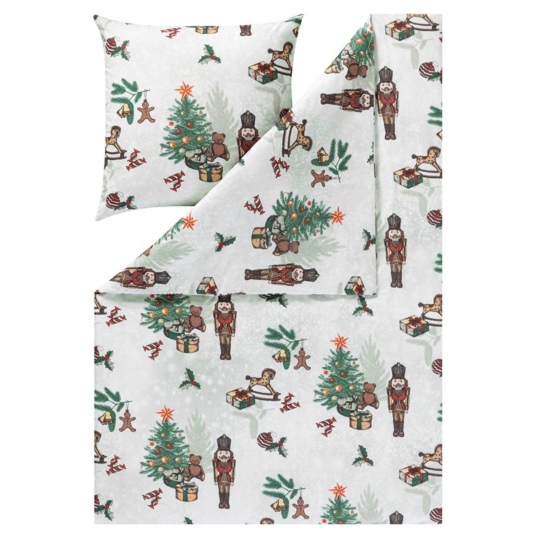 Estella Bettwäsche Estella Kuschel Flanell Bettwäsche 155x220 Nutcracker Nu günstig online kaufen