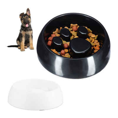 relaxdays Hunde-Futterspender »2 x Anti Schling Napf«