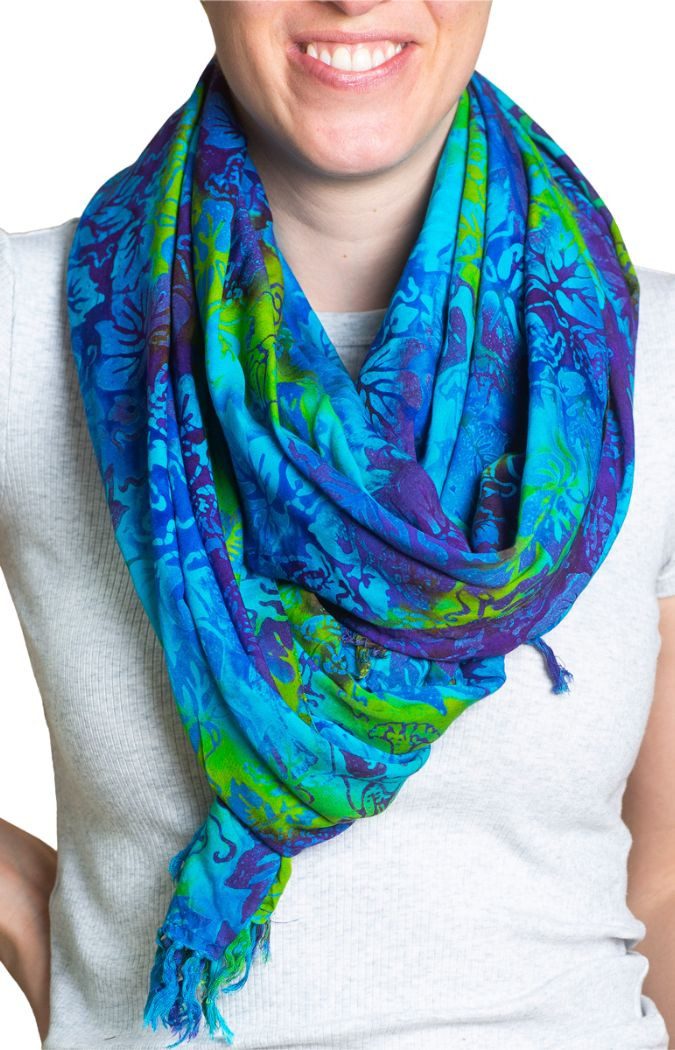 PANASIAM XXL-Schal sommerlicher Kuschelschal aus hochwertiger Viskose gut als Stola, Schultertuch Schal aber auch als Strandtuch oder Wickelrock tragbar