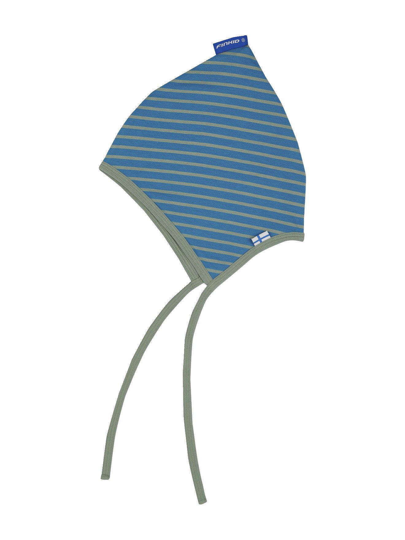 Finkid Beanie Kinder Zipfelmütze POIJU, gestreifter Jersey