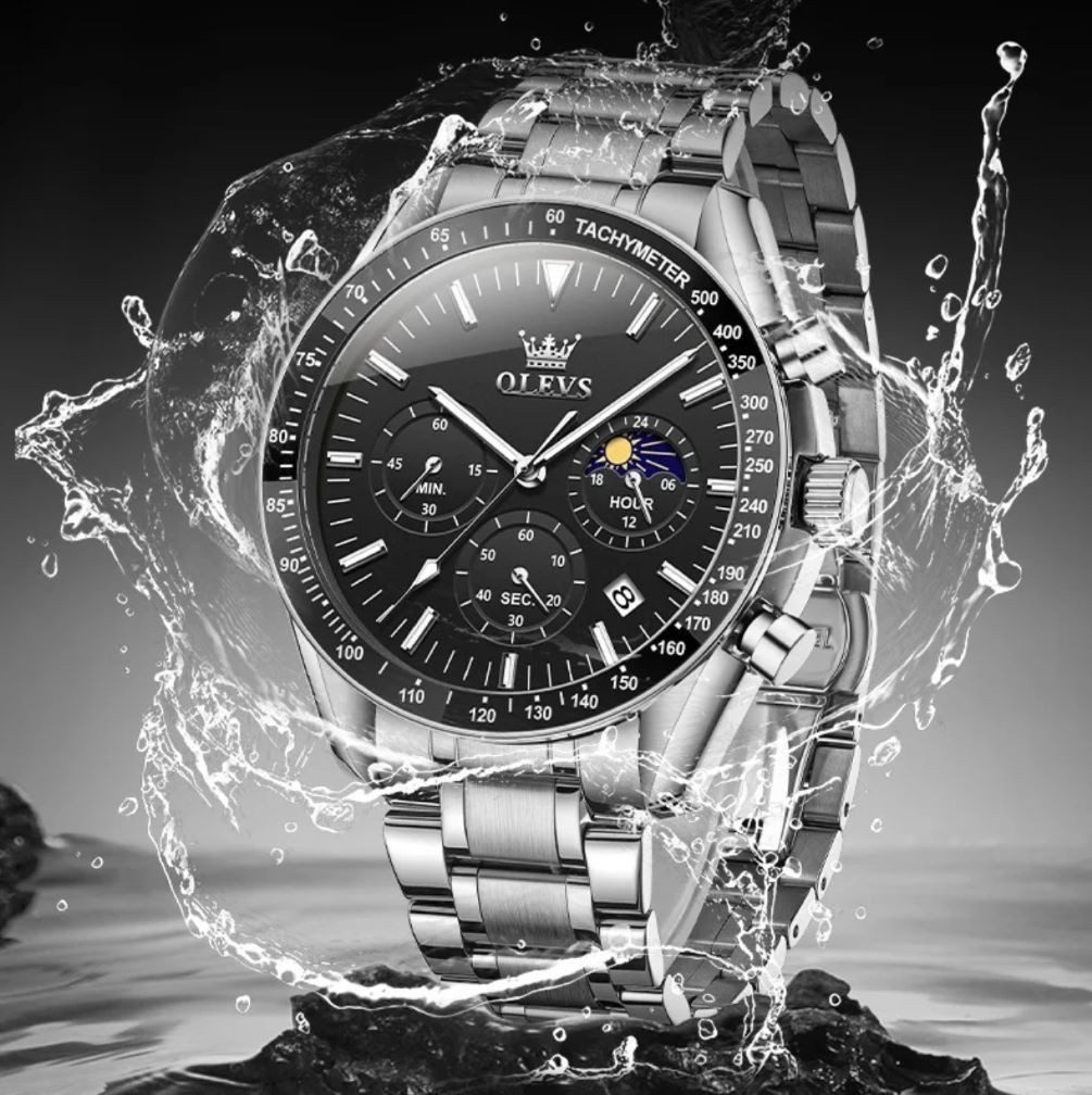 OLEVS Quarzuhr Olevs Herren-Armbanduhr, modisch, Chronograph günstig online kaufen