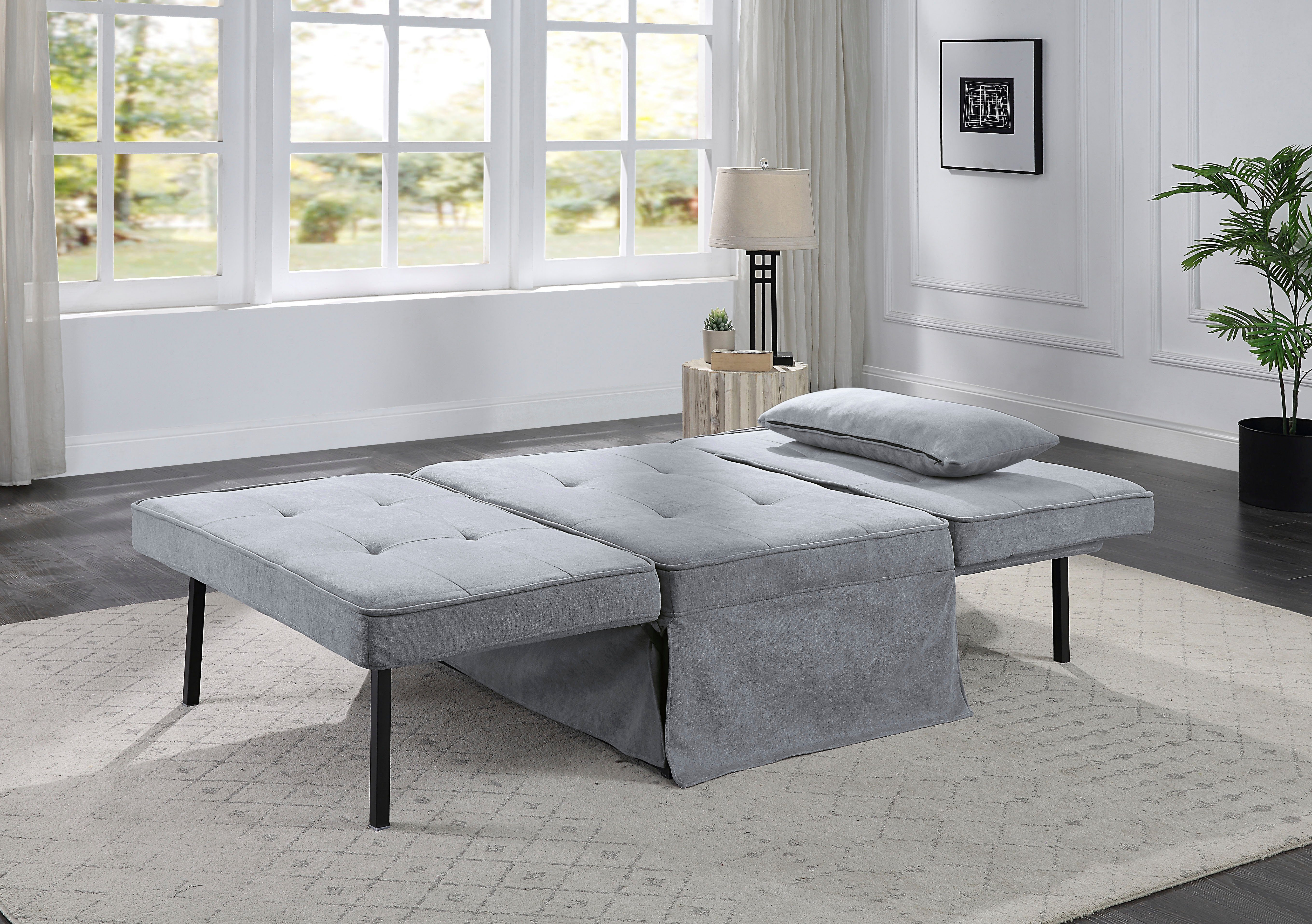 OTTO home Schlafsofa Finn, Schlafsessel, Schlafhocker, Multifunktional, wandelbar zum Loungesessel, Relaxliege und Gästebett, inkl. Kissen – Bild 3 von 5