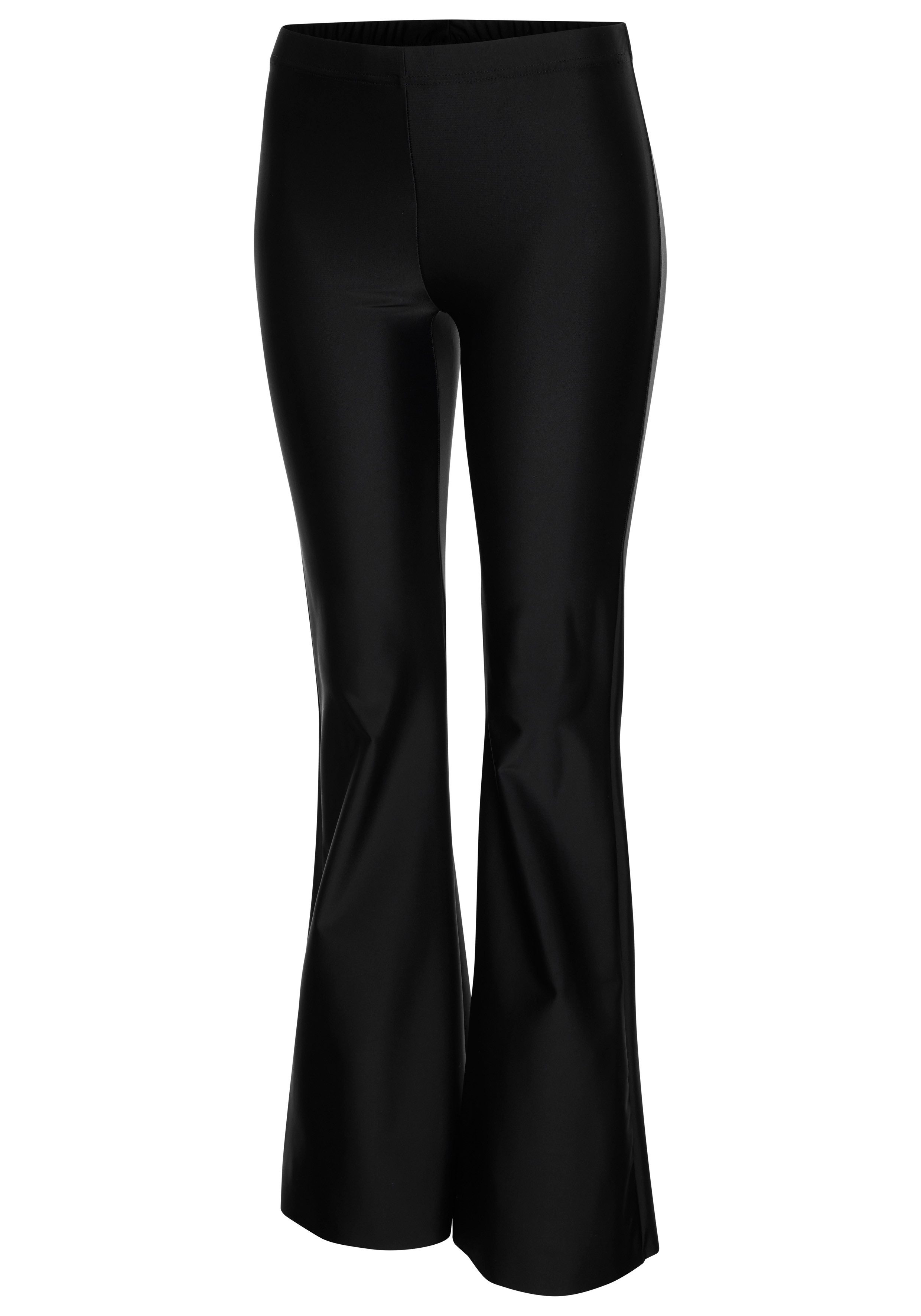 Jazzpants Blickdicht, glatter Stoff, leichter Formeffekt